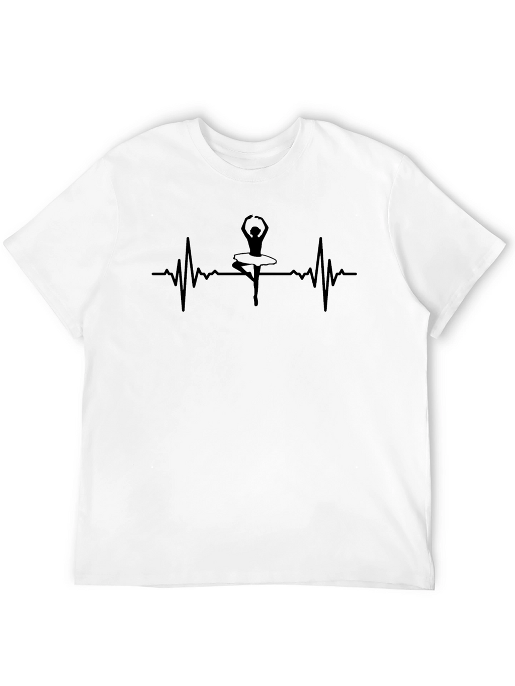 Ballerina Heartbeat T-Shirt - Dance Lover Tee