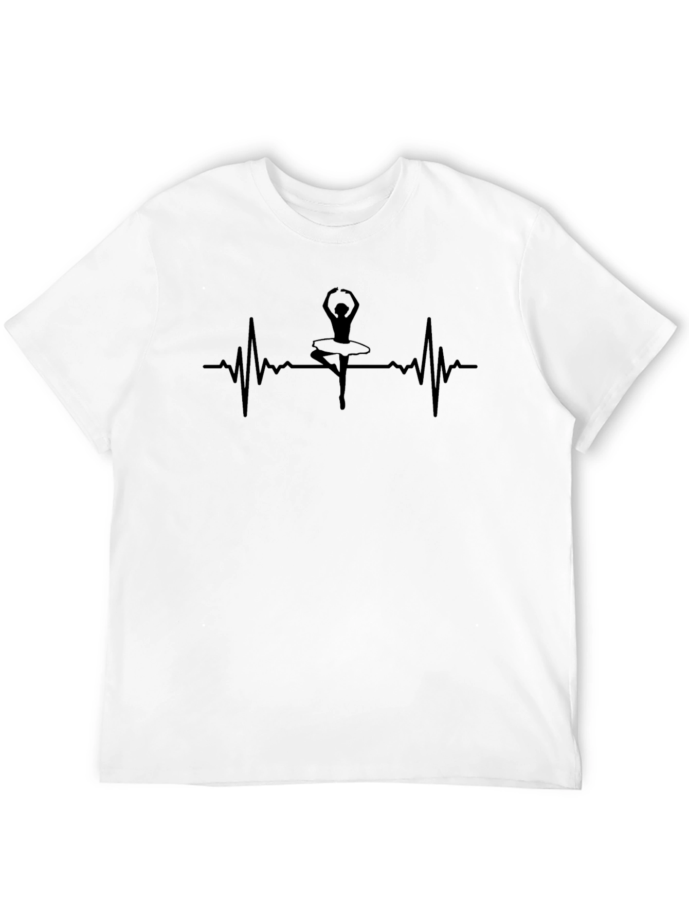 Ballerina Heartbeat T-Shirt - Dance Lover Tee