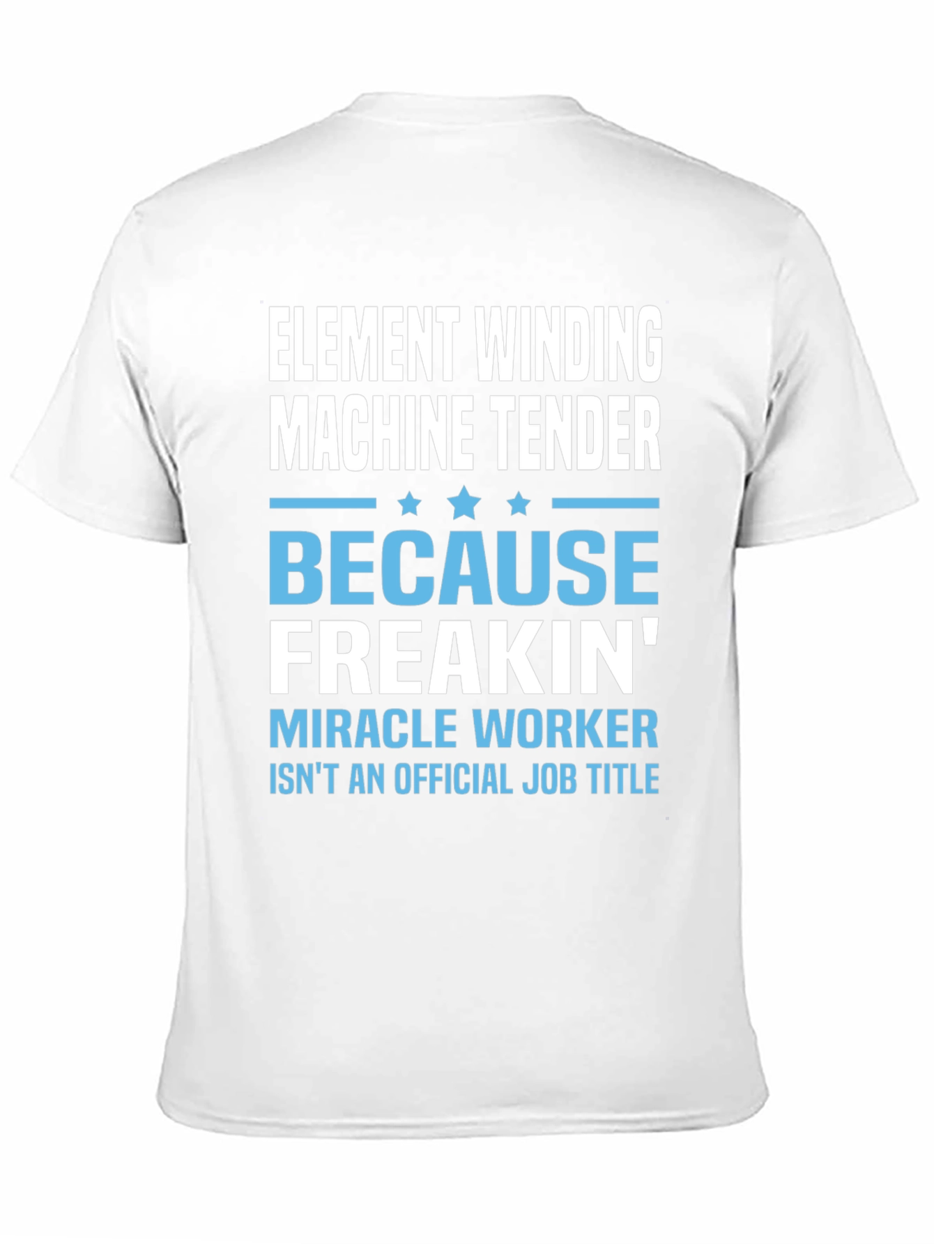 Element Winding Machine Tender T-Shirt