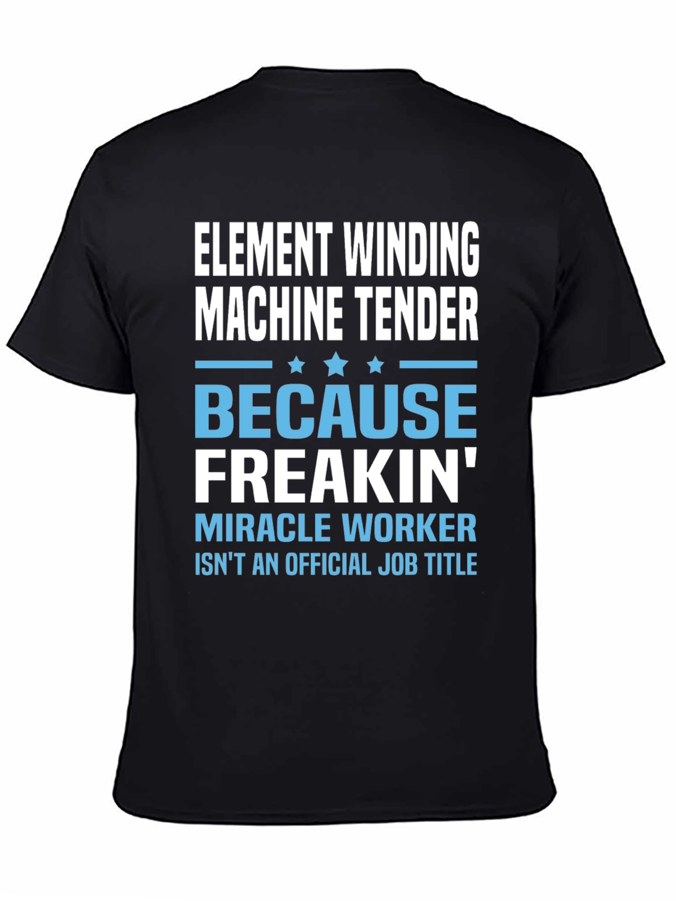 Element Winding Machine Tender T-Shirt