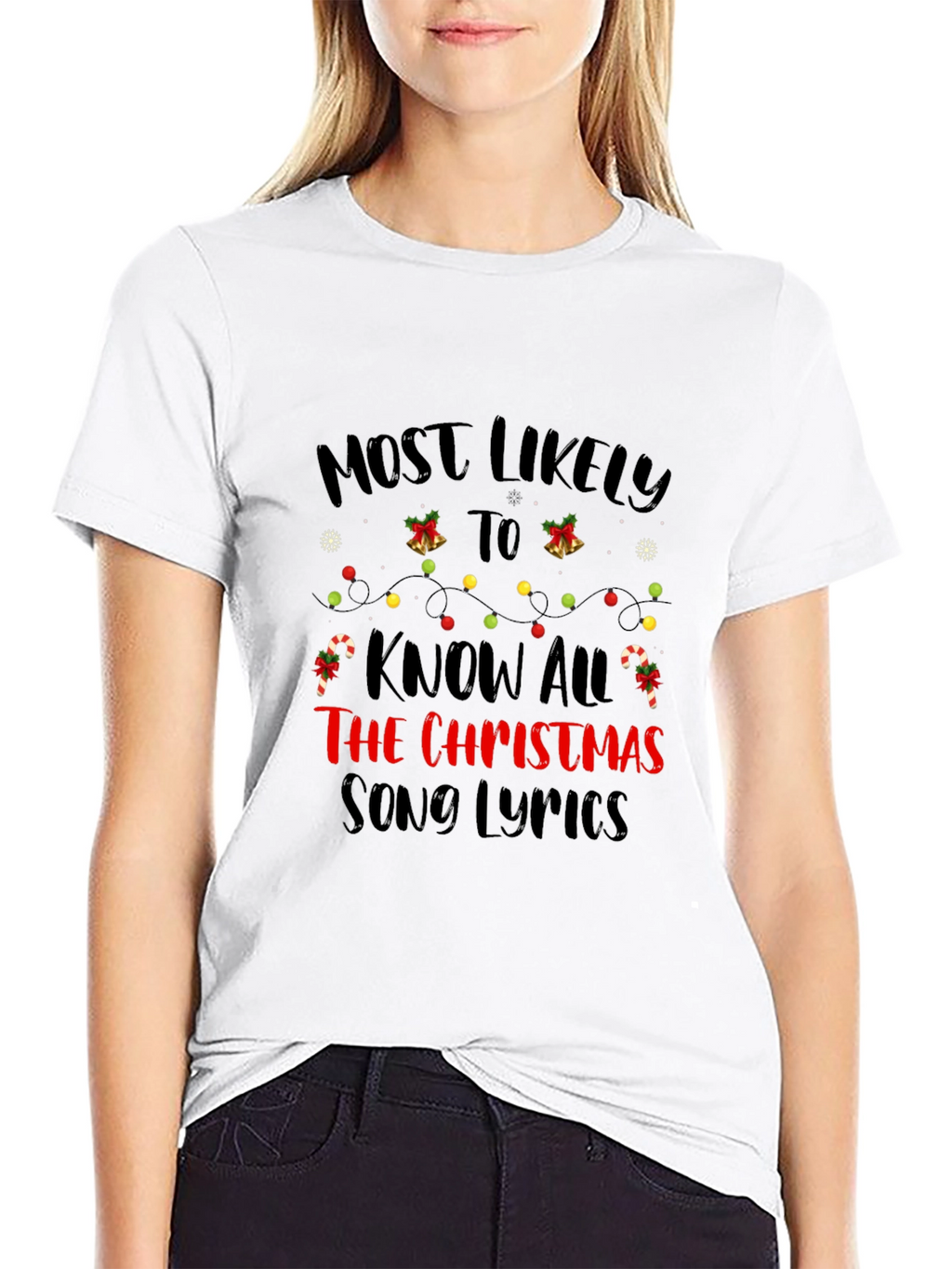 Know All the Christmas Song Lyrics T-Shirt