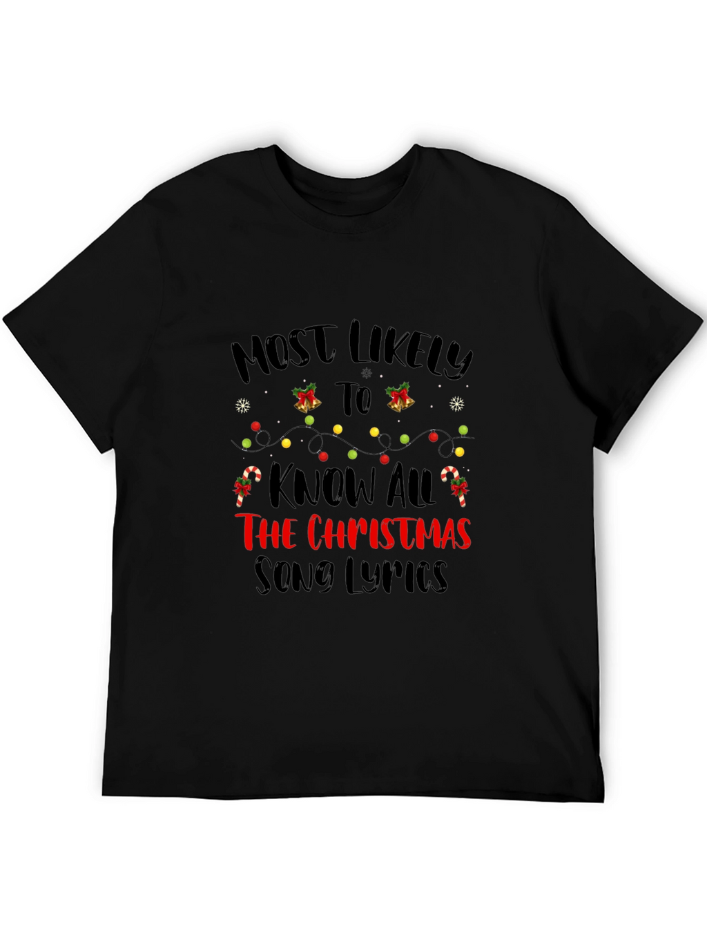Know All the Christmas Song Lyrics T-Shirt