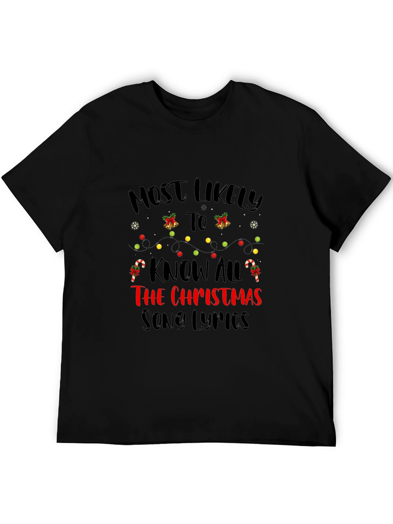 Know All the Christmas Song Lyrics T-Shirt