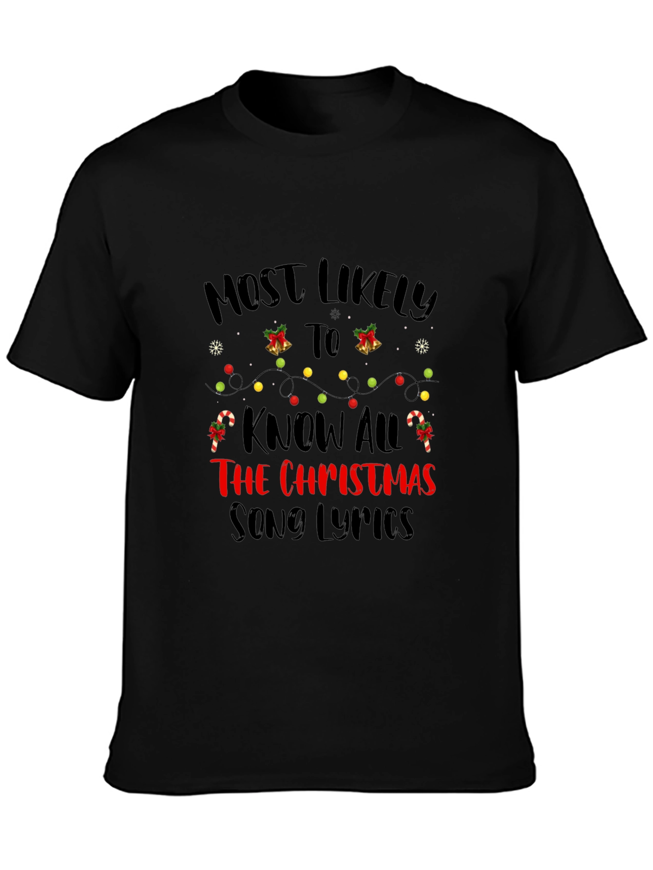 Know All the Christmas Song Lyrics T-Shirt