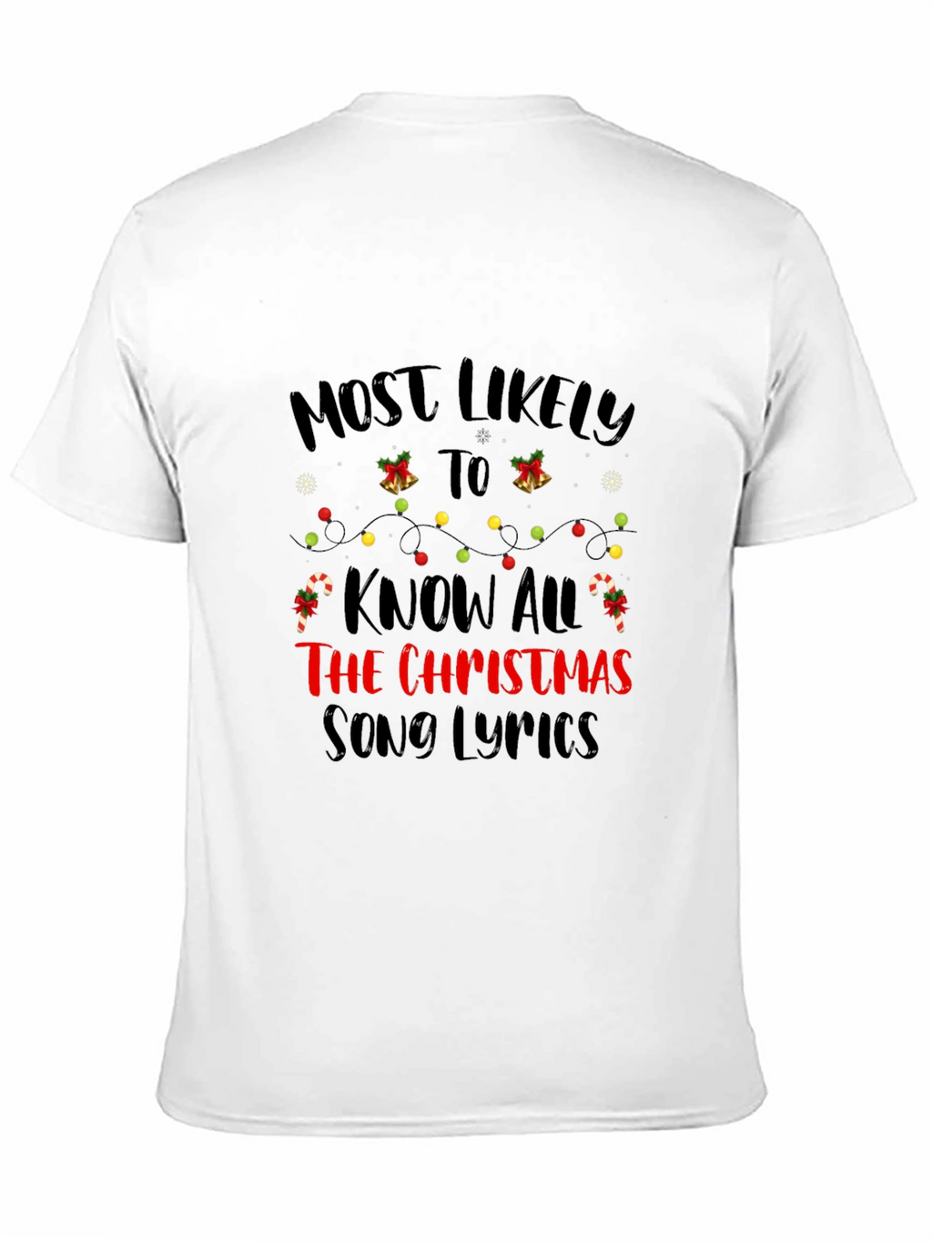 Know All the Christmas Song Lyrics T-Shirt