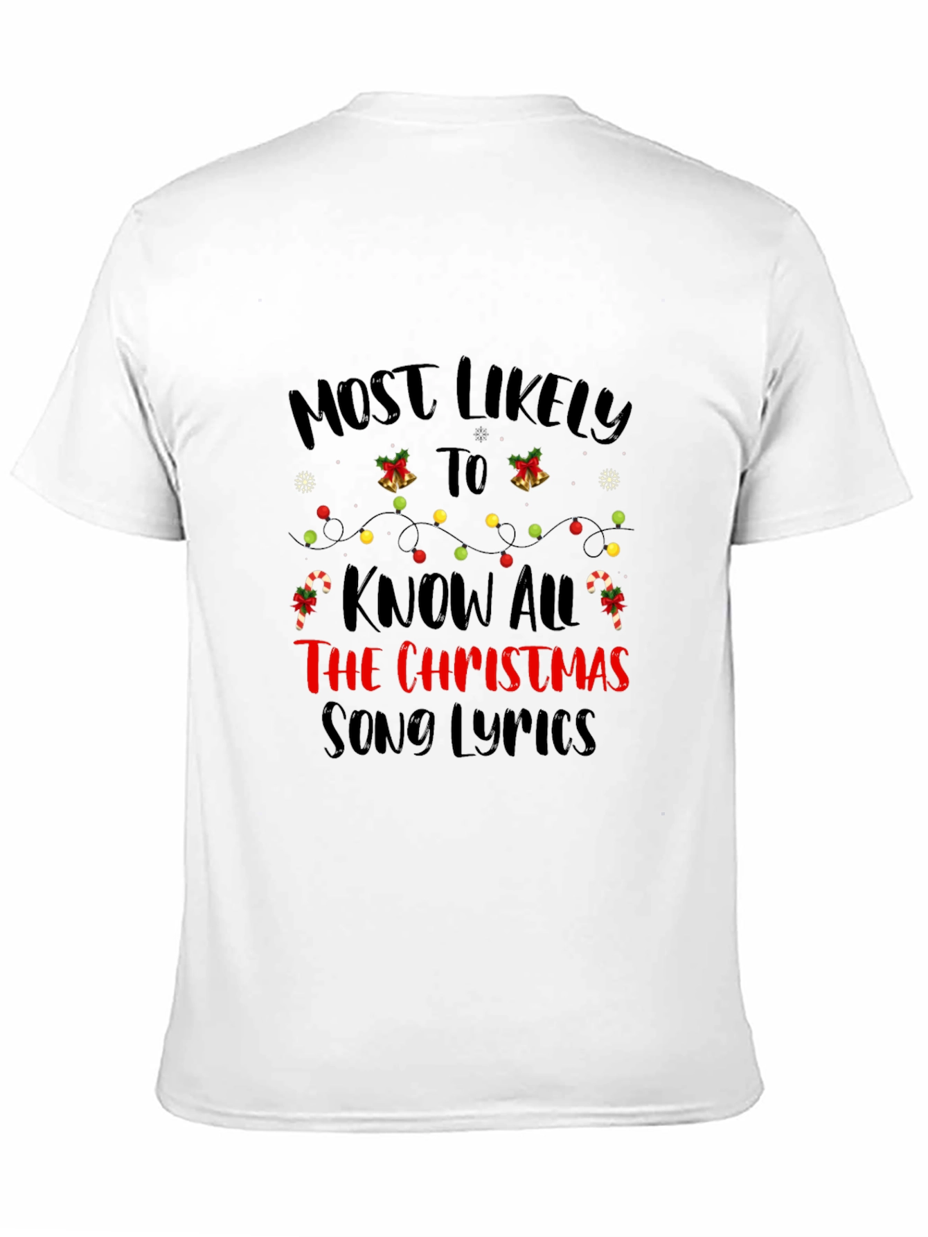 Know All the Christmas Song Lyrics T-Shirt