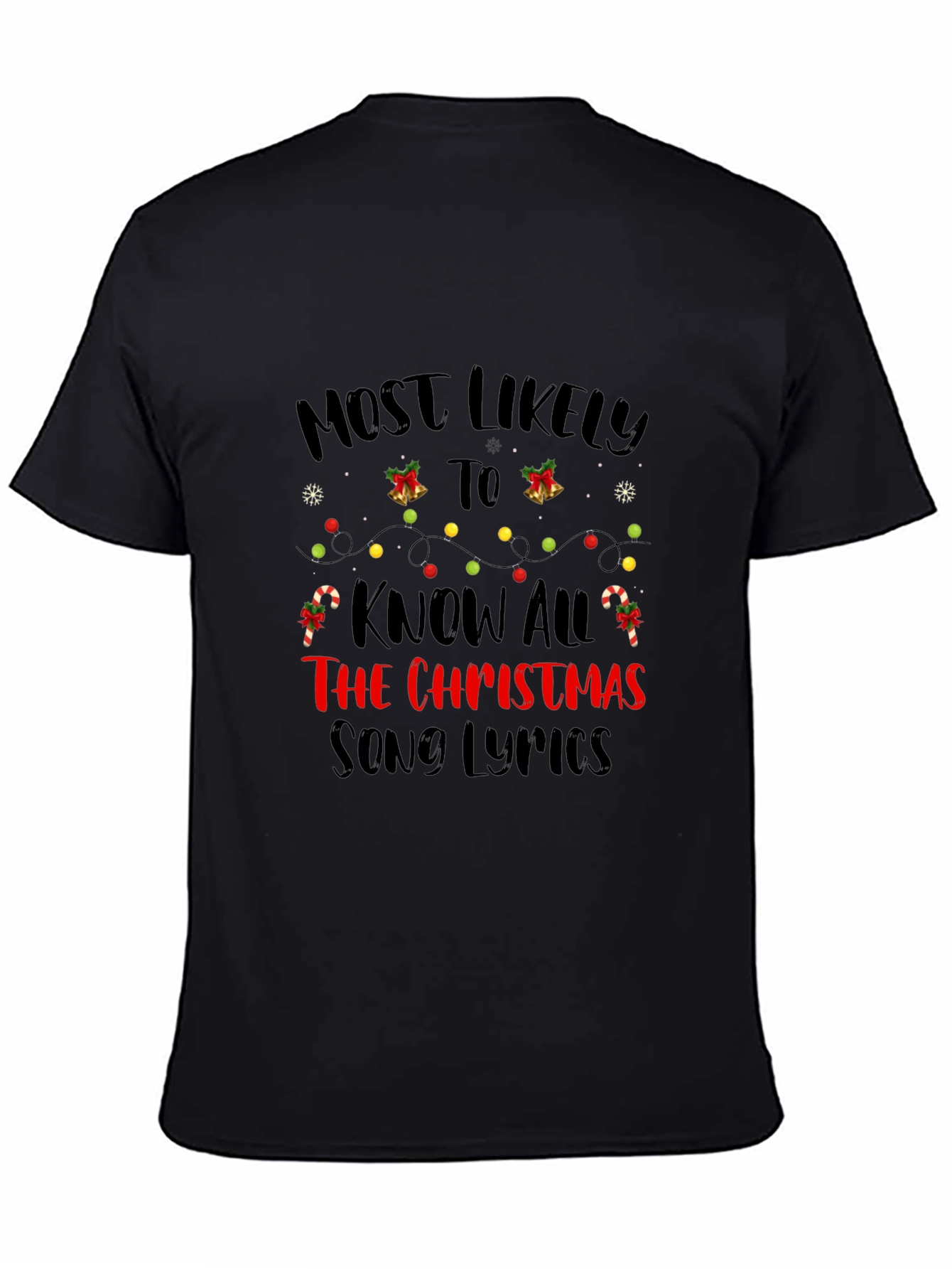 Know All the Christmas Song Lyrics T-Shirt