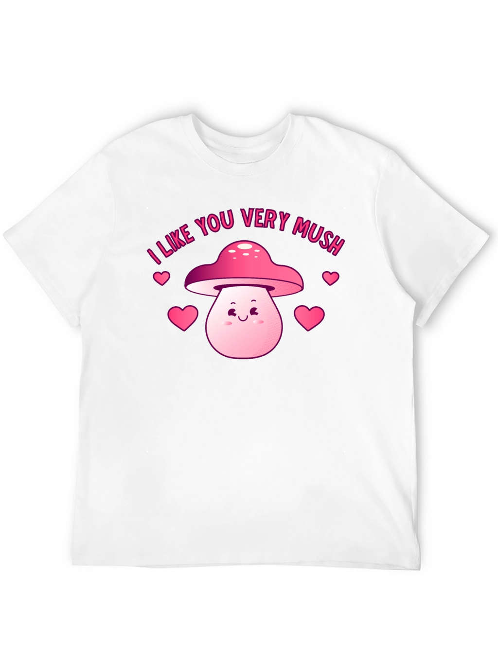 Cute Mushroom Valentines Day Graphic Tee