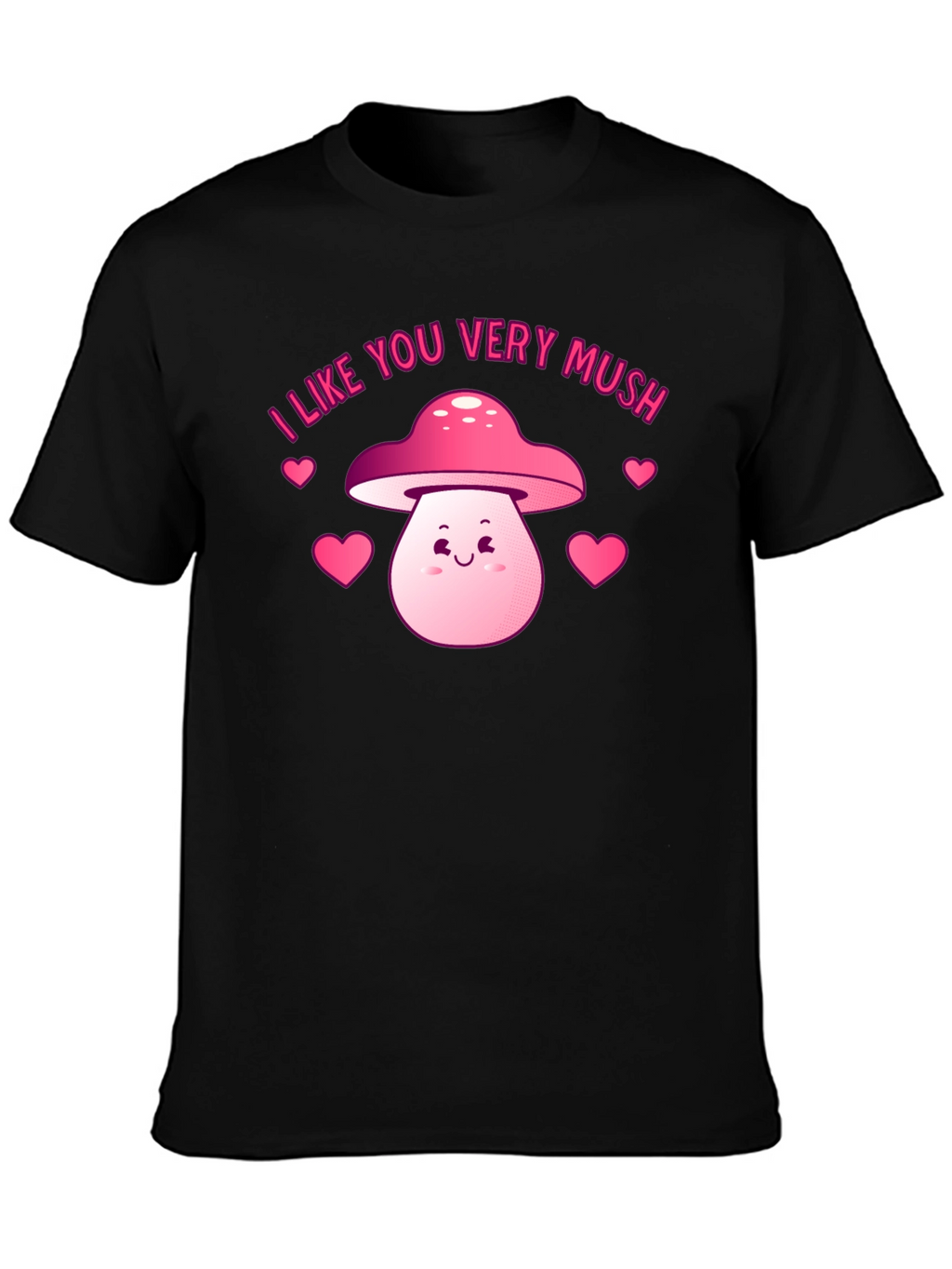 Cute Mushroom Valentines Day Graphic Tee