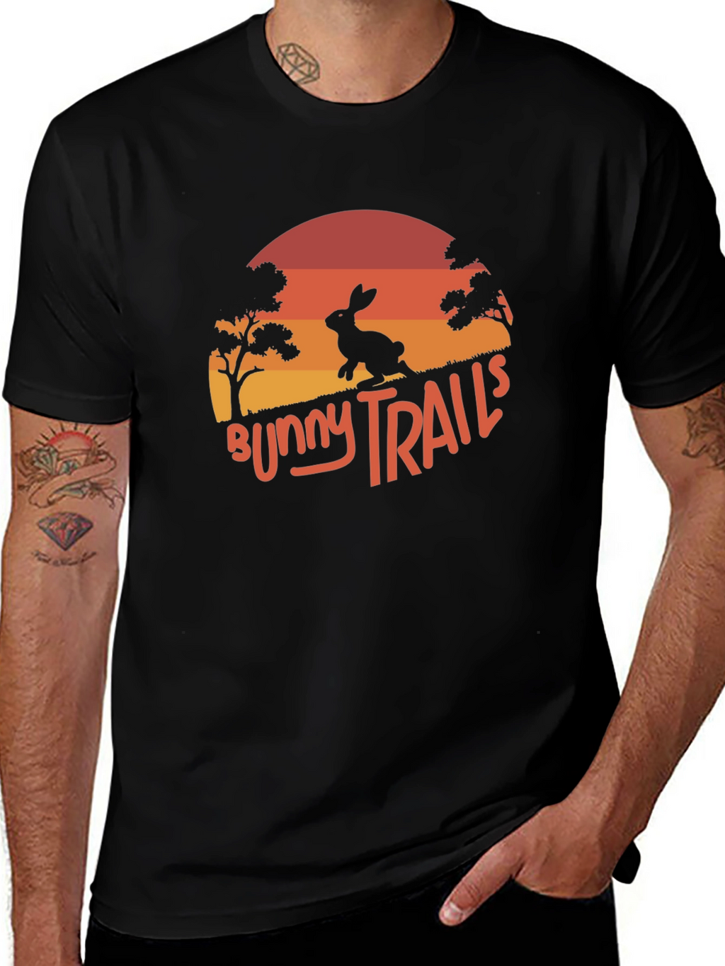 Bunny Trails Graphic T-Shirt