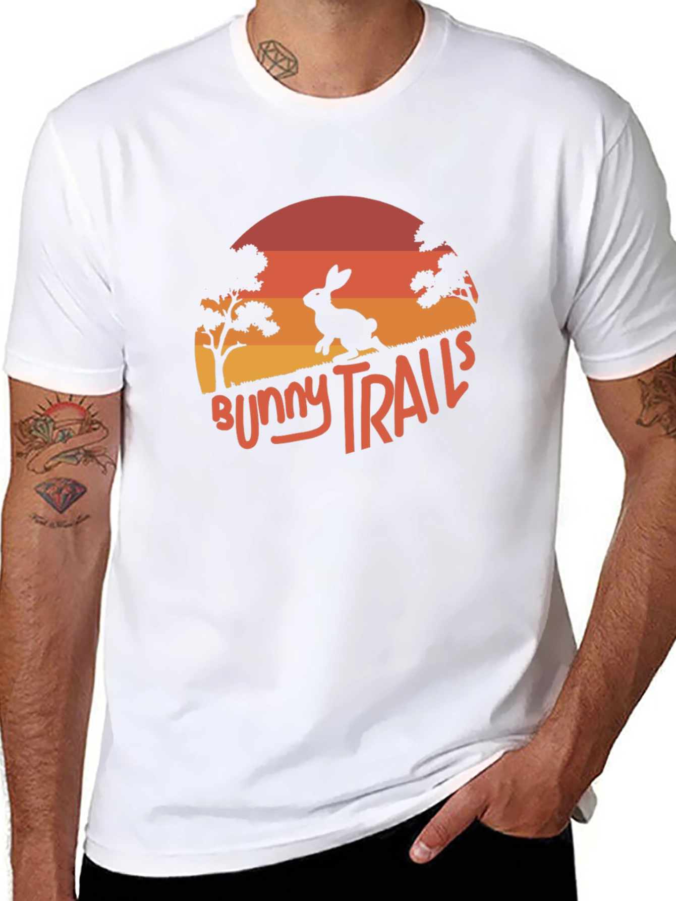 Bunny Trails Graphic T-Shirt