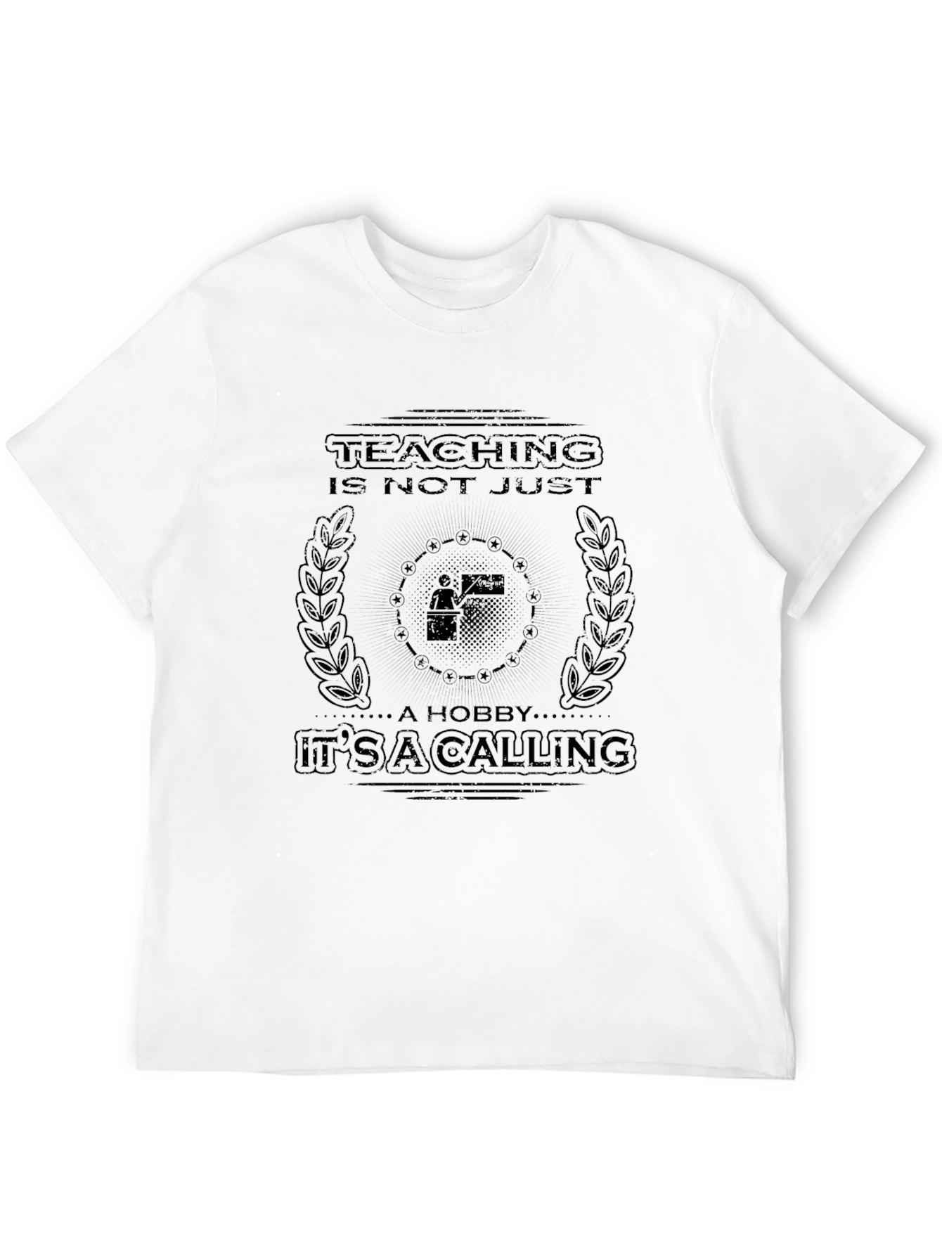Teaching is a Calling T-Shirt - Black Graphic Tee