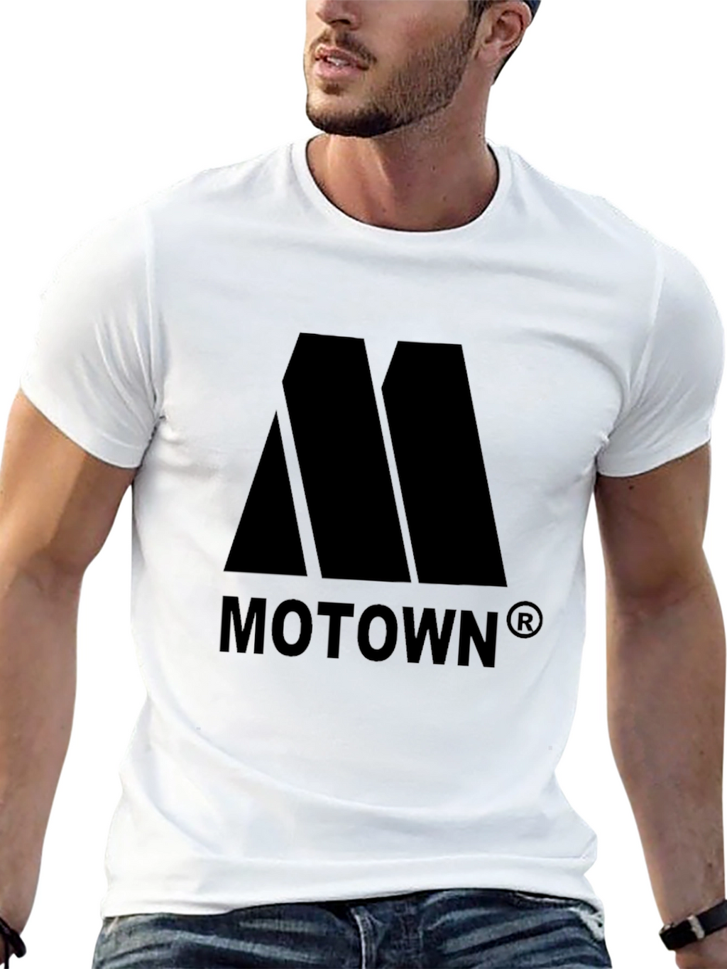 Motown Logo Black T-Shirt