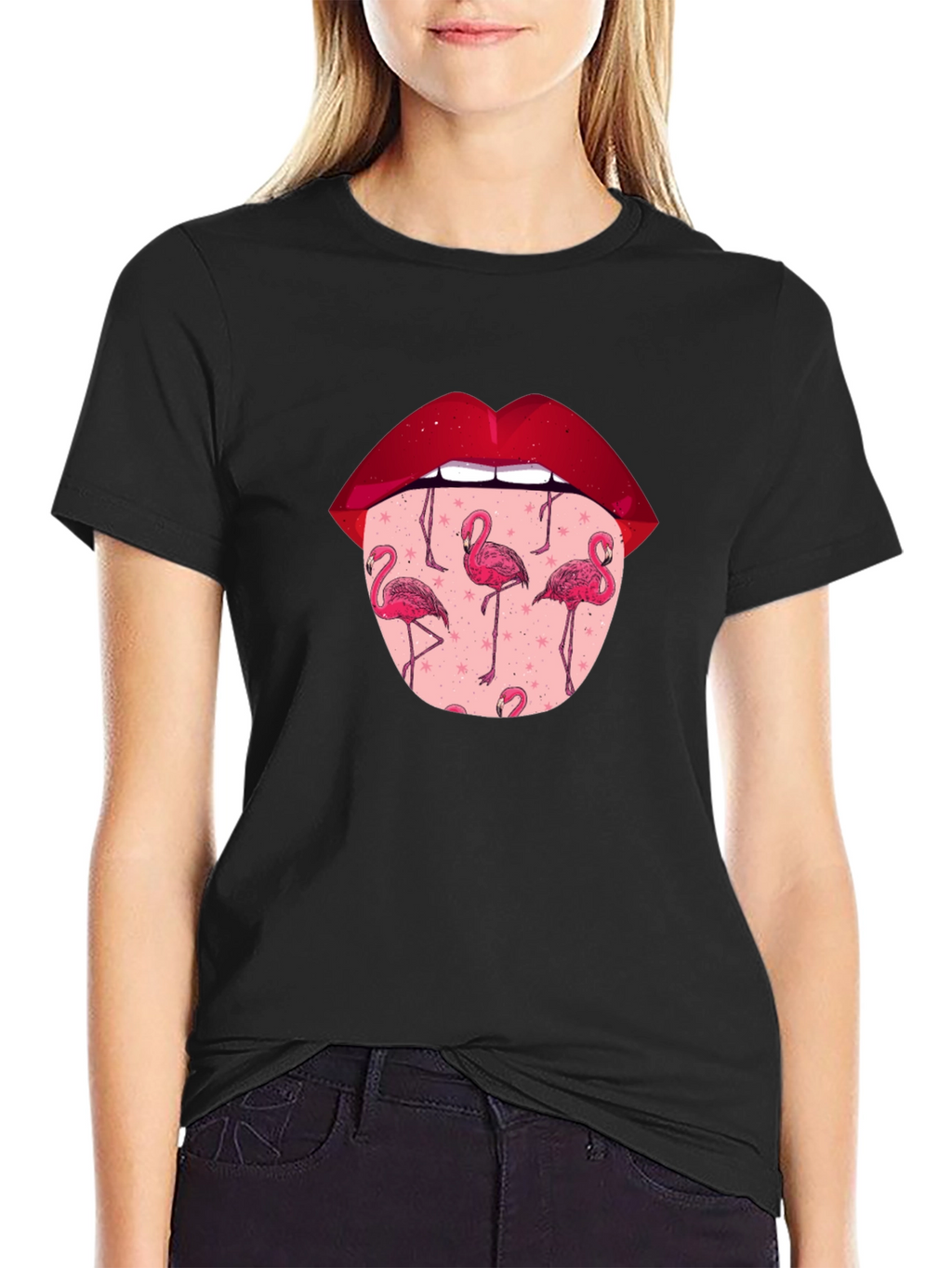Flamingo Tongue T-Shirt - Quirky Graphic Tee