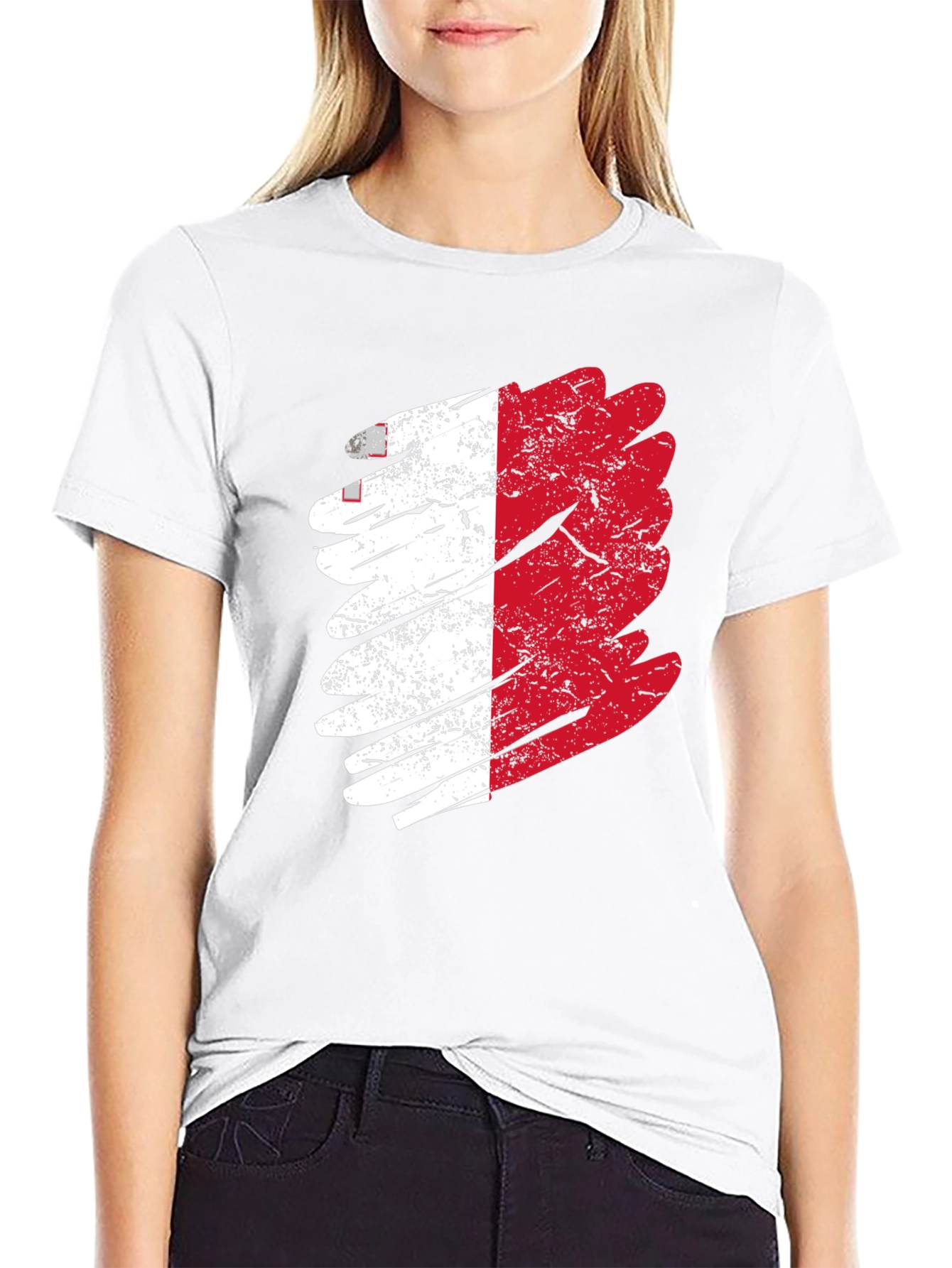 Malta Flag T-Shirt - Distressed Design