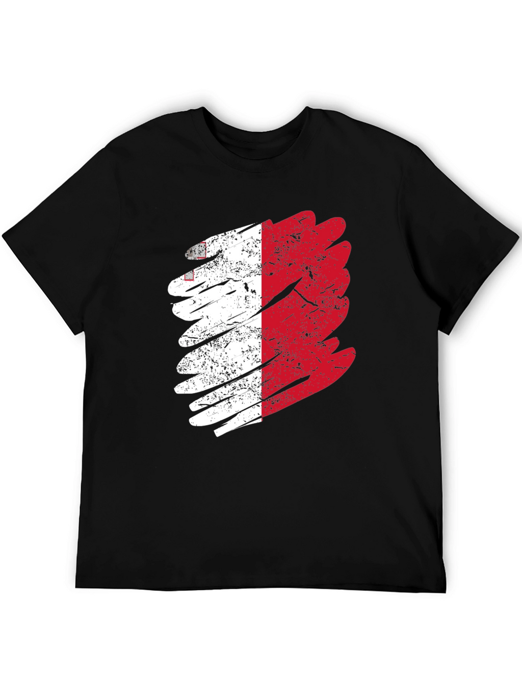 Malta Flag T-Shirt - Distressed Design
