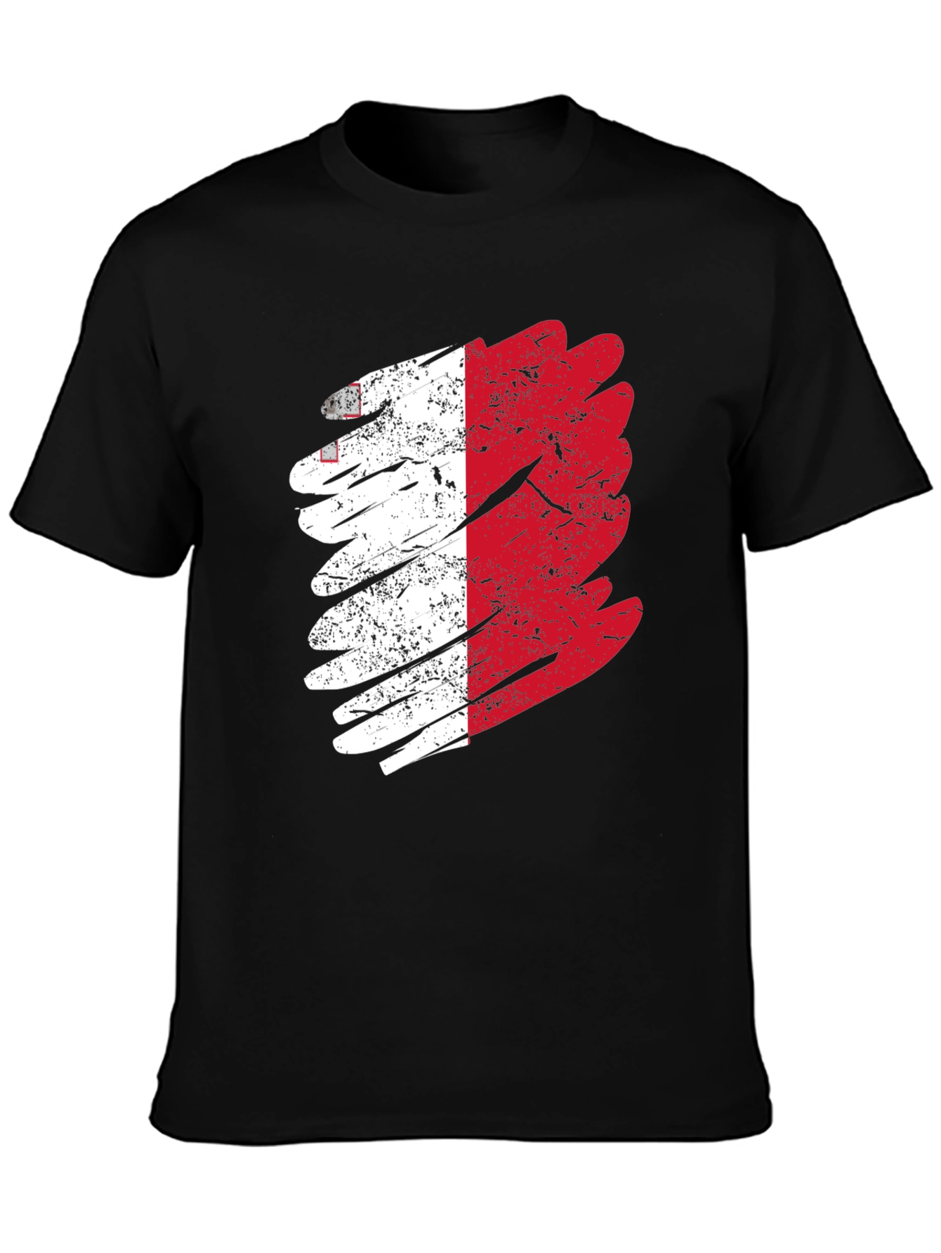 Malta Flag T-Shirt - Distressed Design