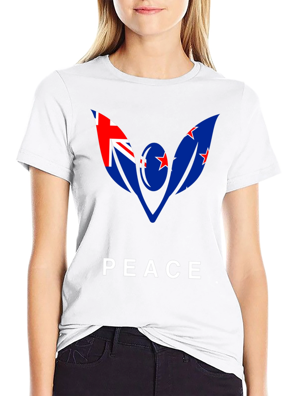 New Zealand Peace Flag Graphic Tee