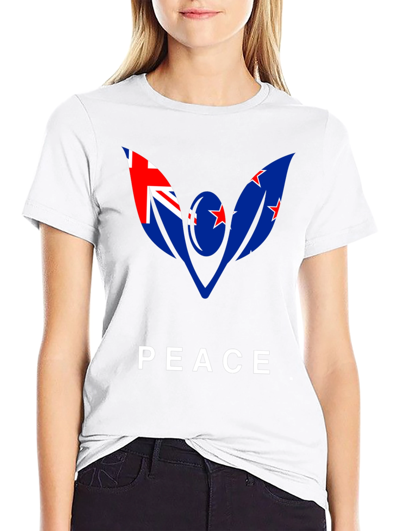 New Zealand Peace Flag Graphic Tee