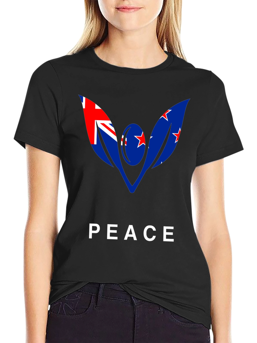 New Zealand Peace Flag Graphic Tee