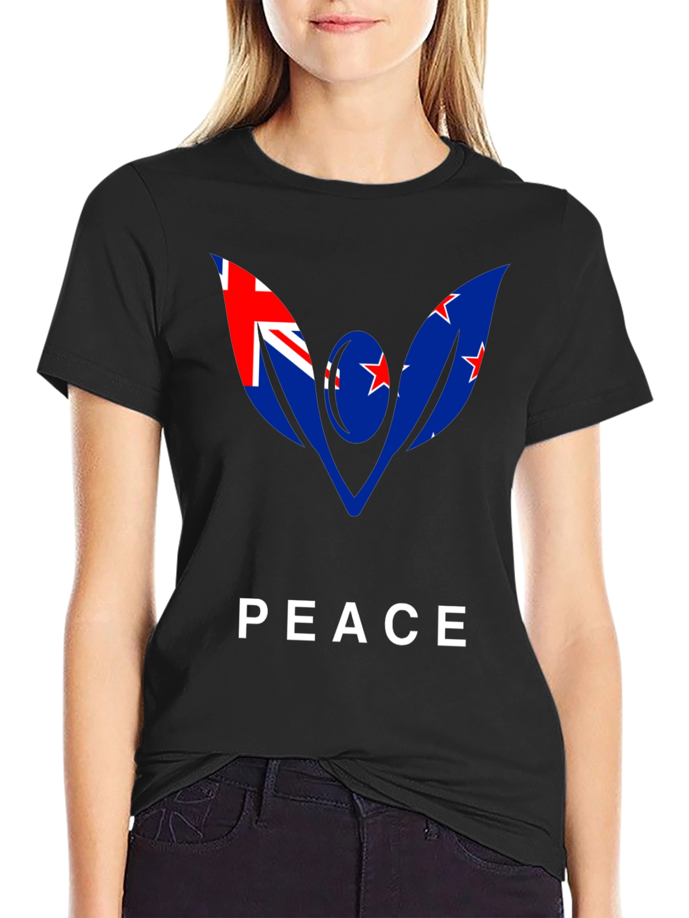 New Zealand Peace Flag Graphic Tee