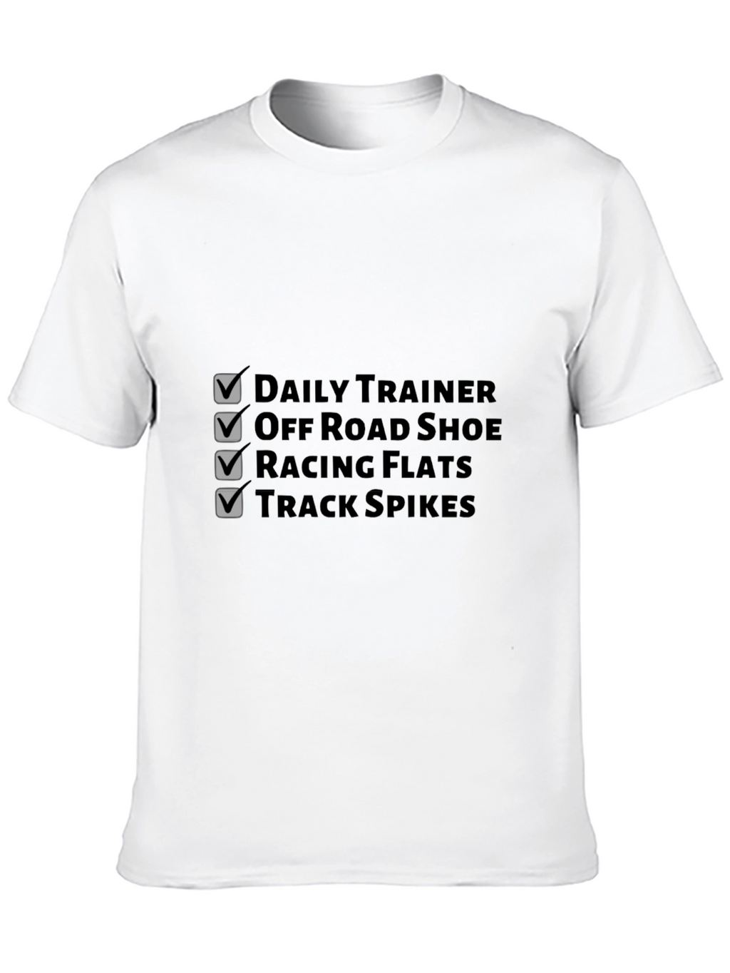 Runners Checklist T-Shirt