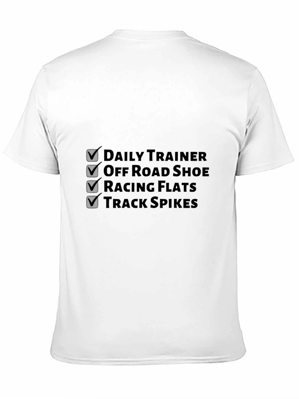 Runners Checklist T-Shirt