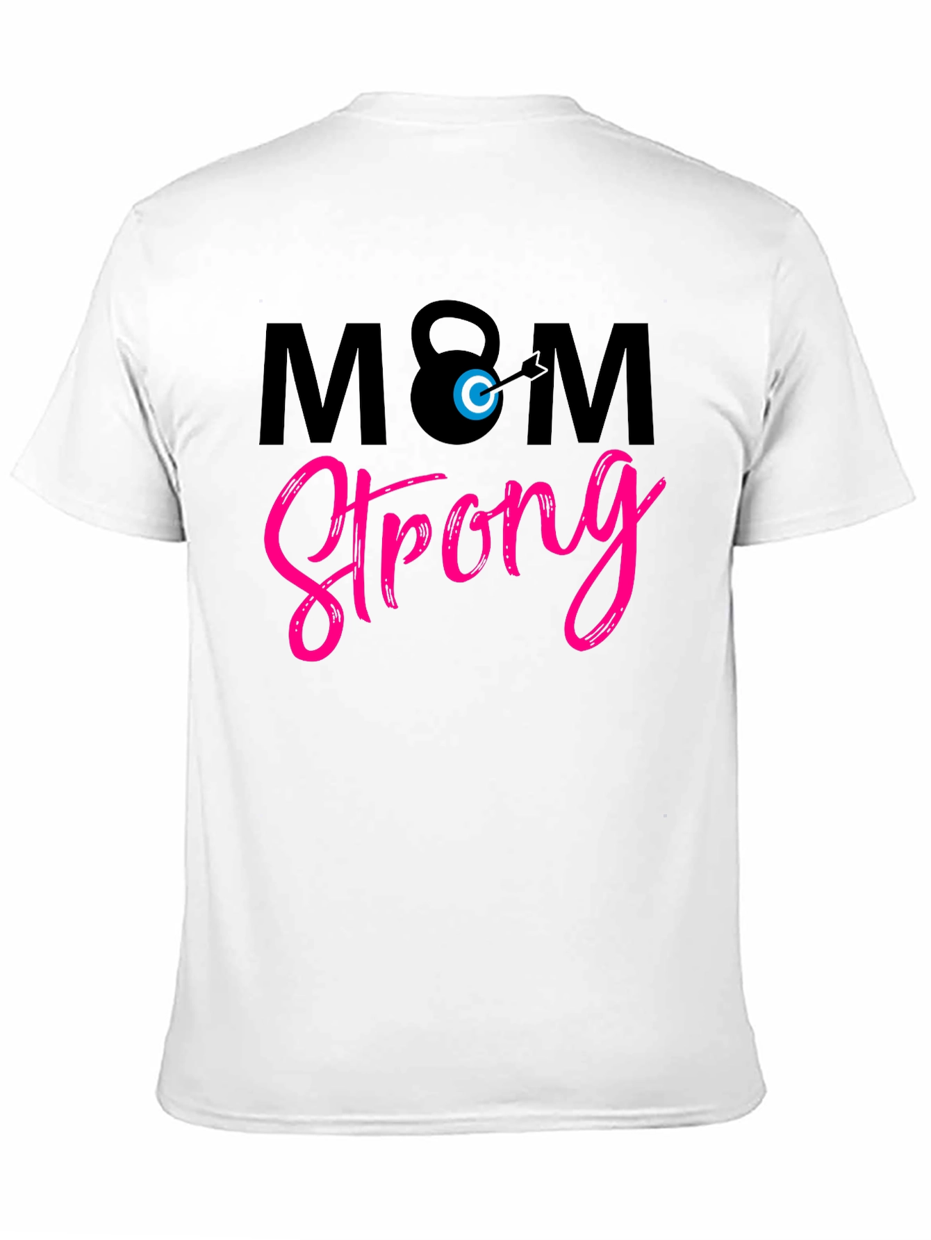 Mom Strong Graphic Tee - Black
