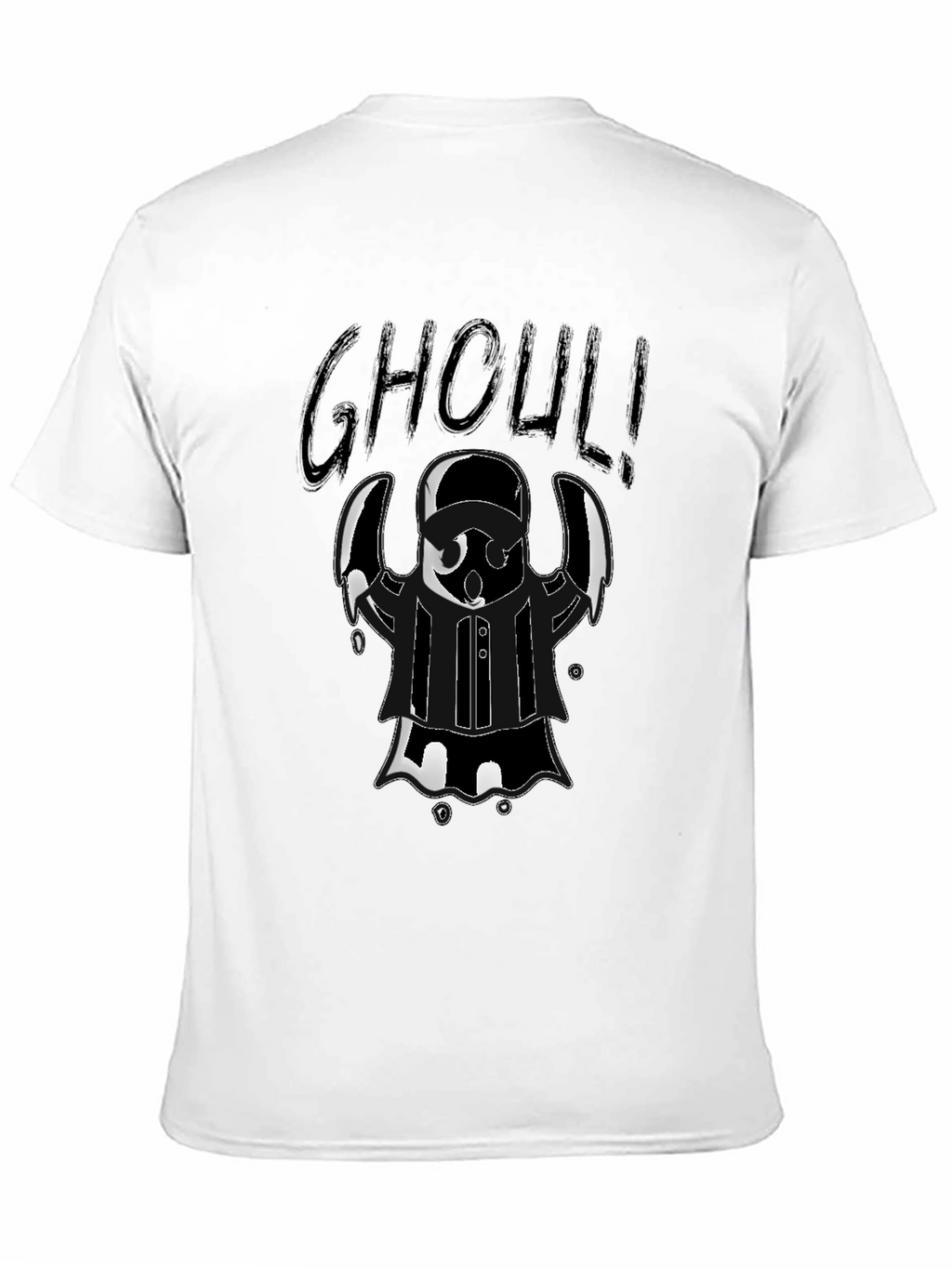 Ghoul Graphic Tee - Halloween Black T-Shirt