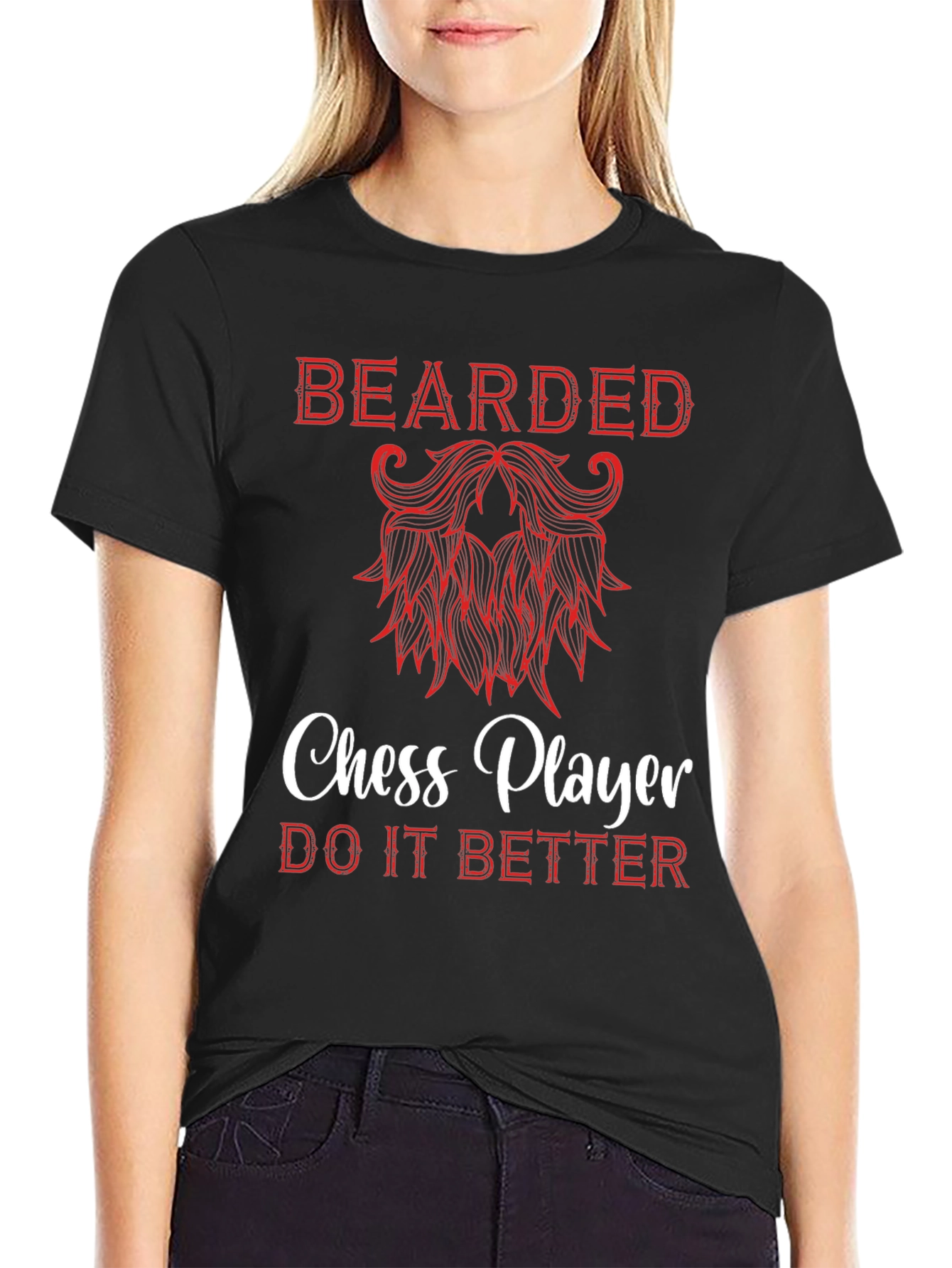 Bearded Chess Player T-Shirt - Do It Better