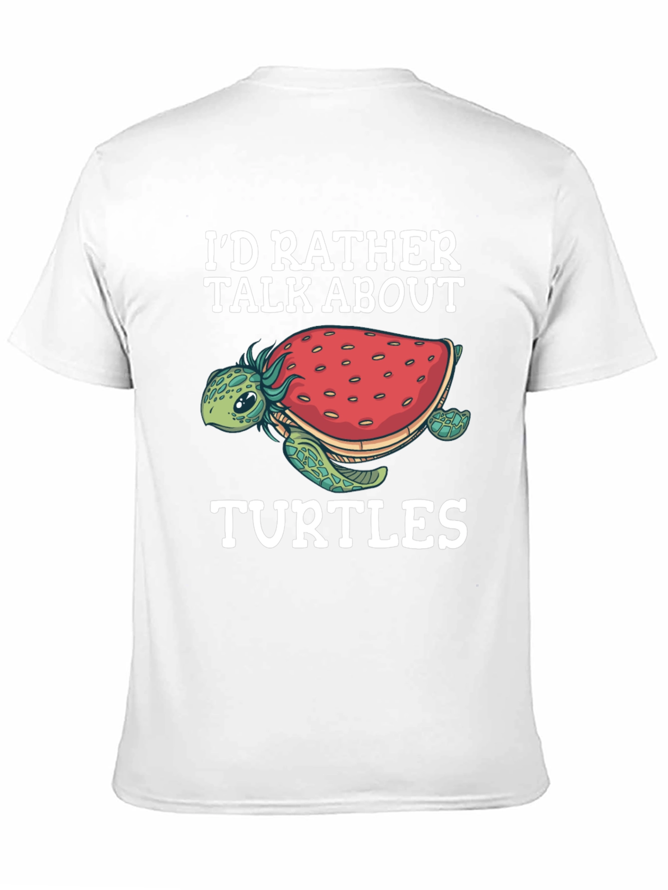 Id Rather Talk About Turtles Graphic Tee