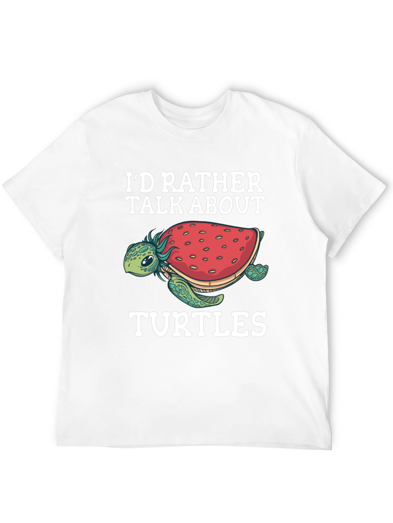 Id Rather Talk About Turtles Graphic Tee