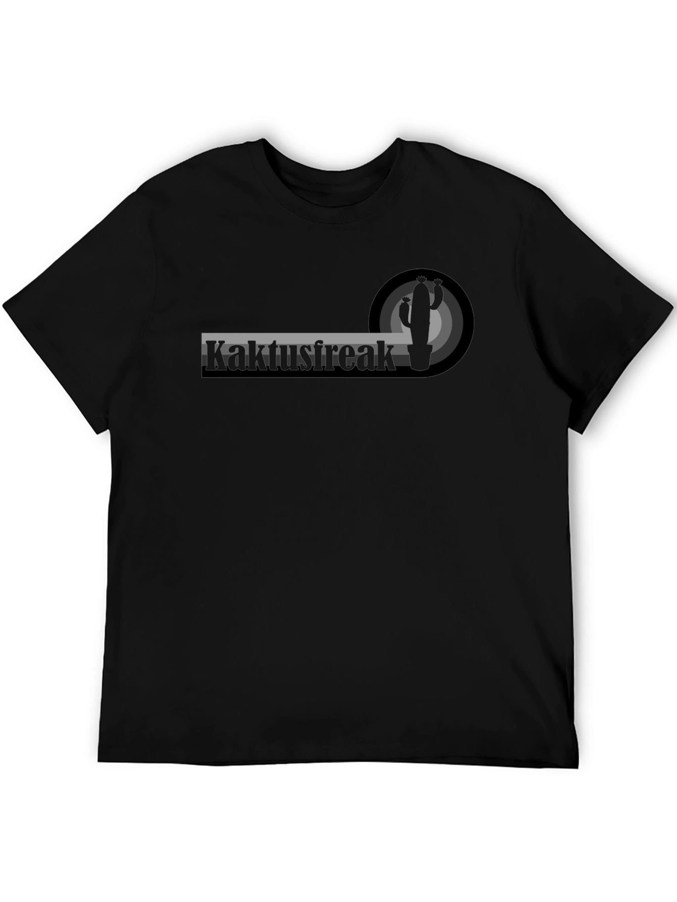Kaktusfreak Graphic T-Shirt - Black Cactus Design