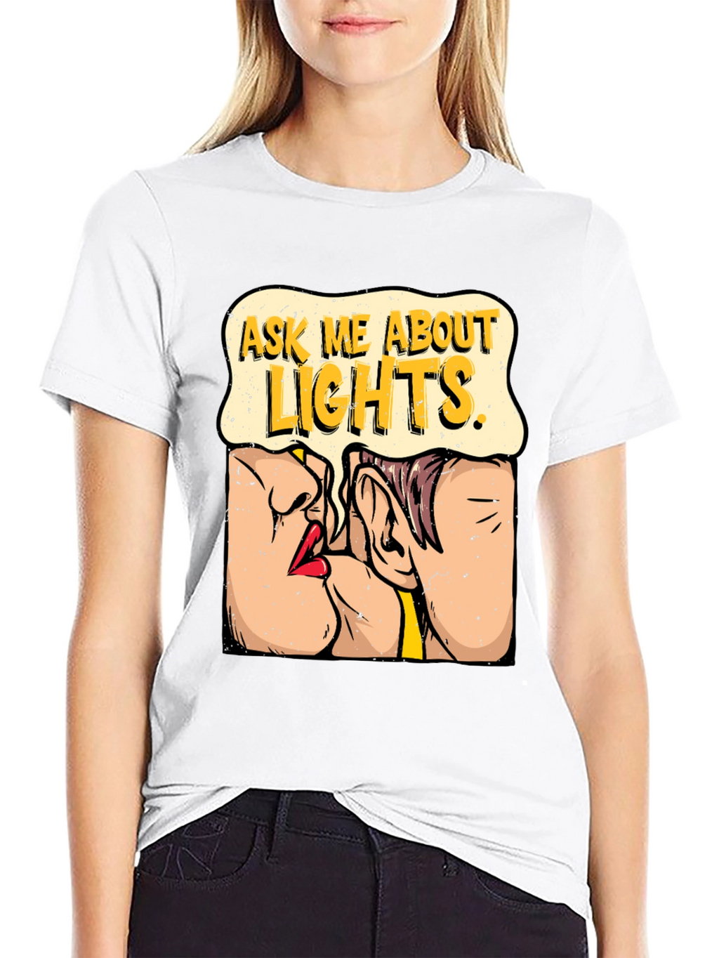 Ask Me About Lights Graphic T-Shirt