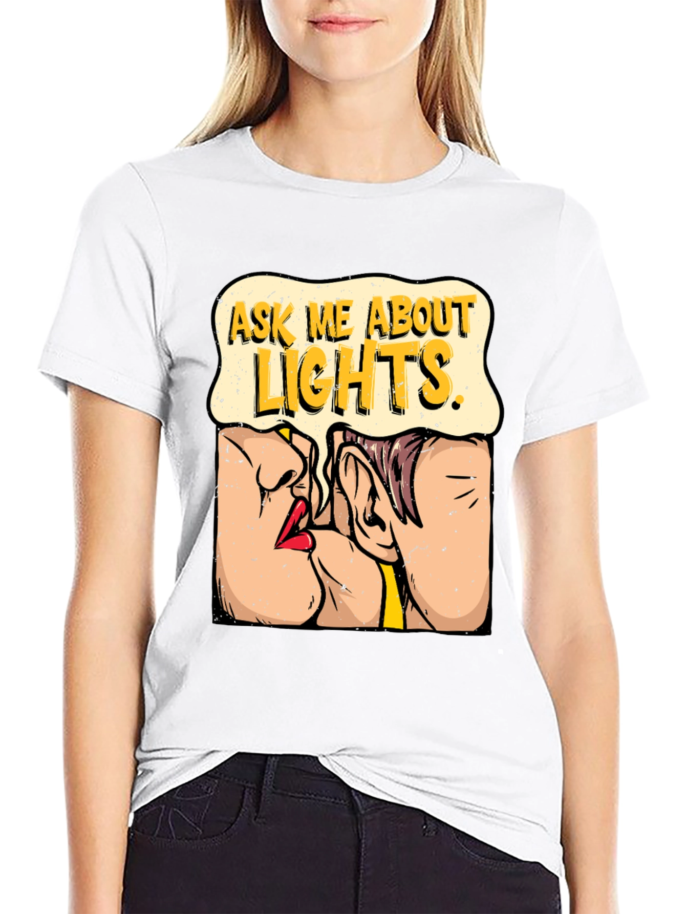 Ask Me About Lights Graphic T-Shirt