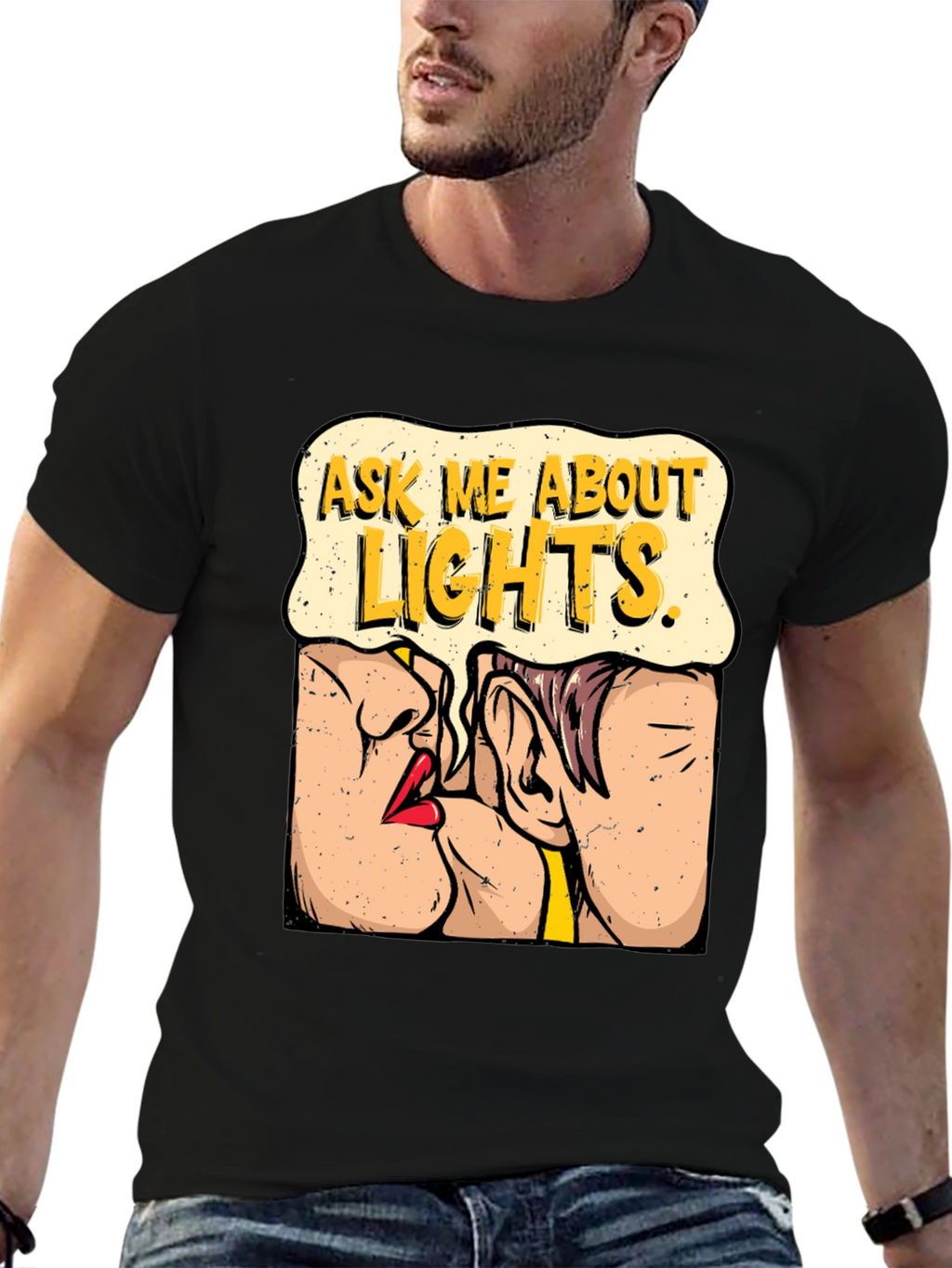 Ask Me About Lights Graphic T-Shirt