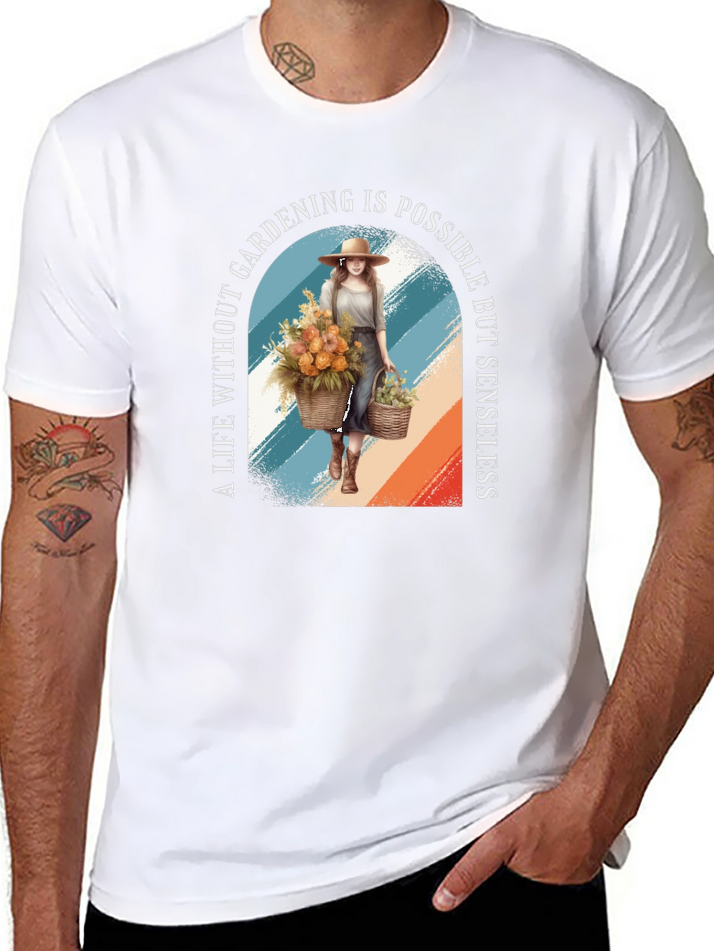 Gardening Lover T-Shirt - Life Without Gardening