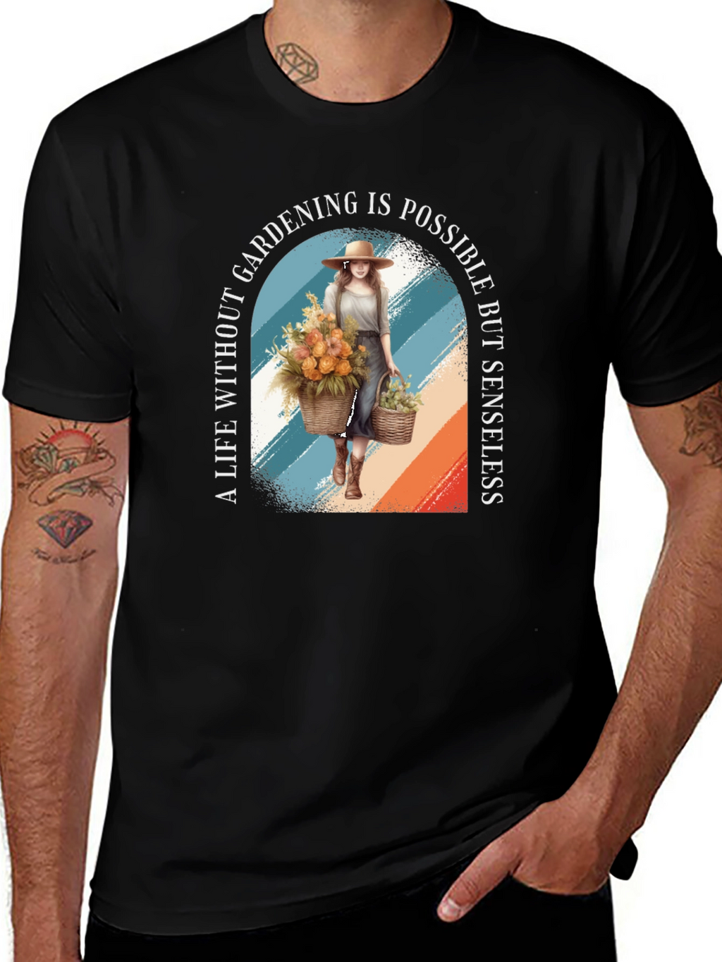 Gardening Lover T-Shirt - Life Without Gardening