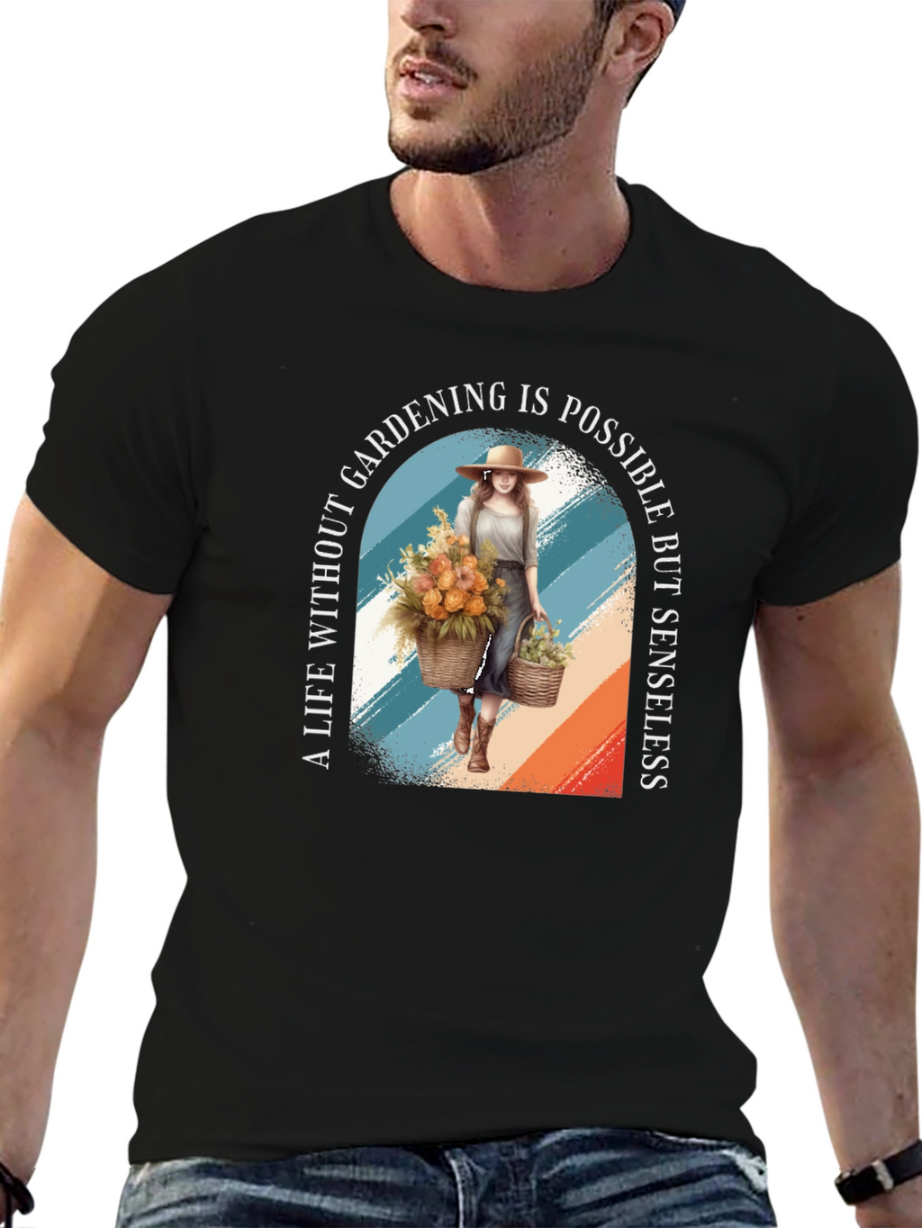 Gardening Lover T-Shirt - Life Without Gardening