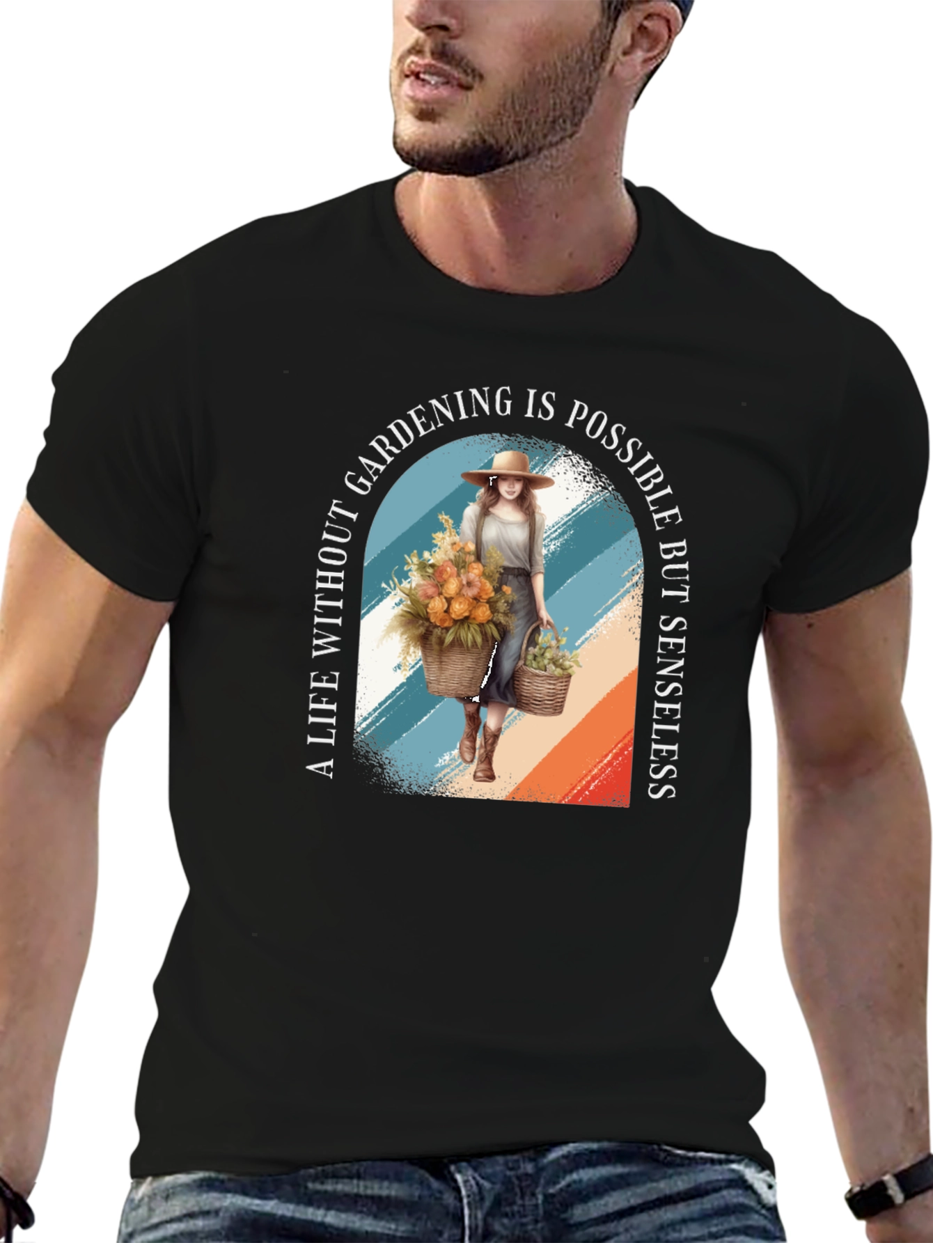Gardening Lover T-Shirt - Life Without Gardening