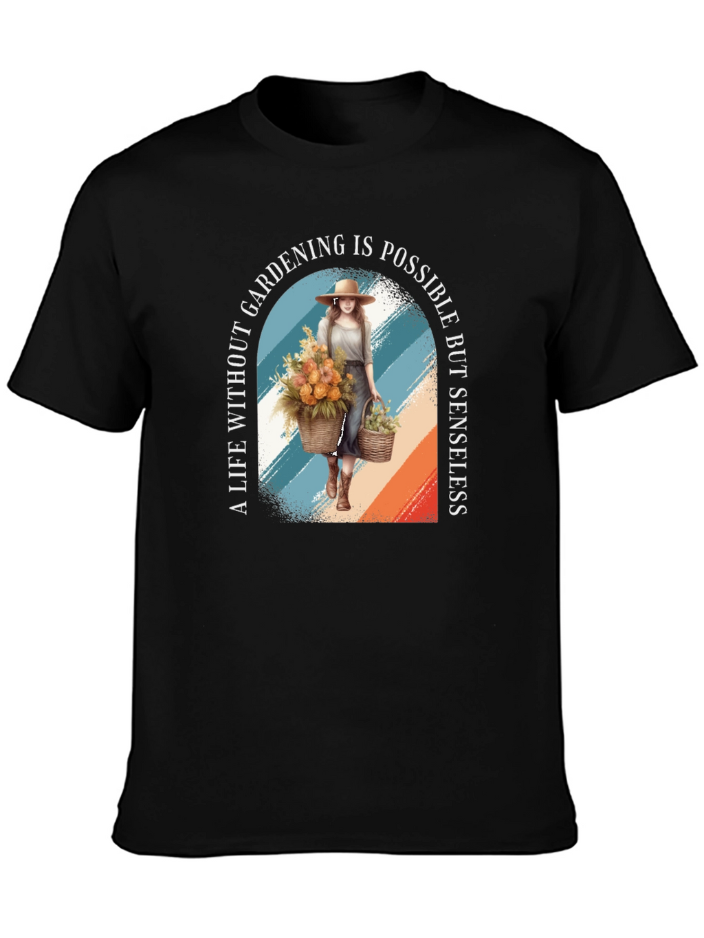 Gardening Lover T-Shirt - Life Without Gardening