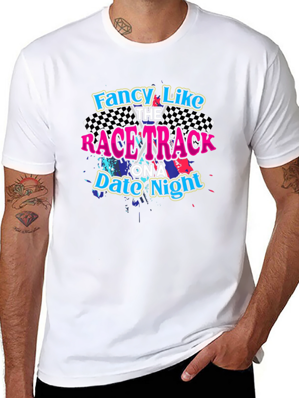 Fancy Like Race Track T-Shirt - Date Night Tee