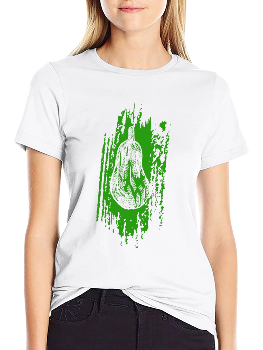Unique Avocado Graphic Black T-Shirt