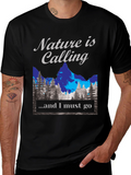 Nature is Calling T-Shirt - Adventure Awaits