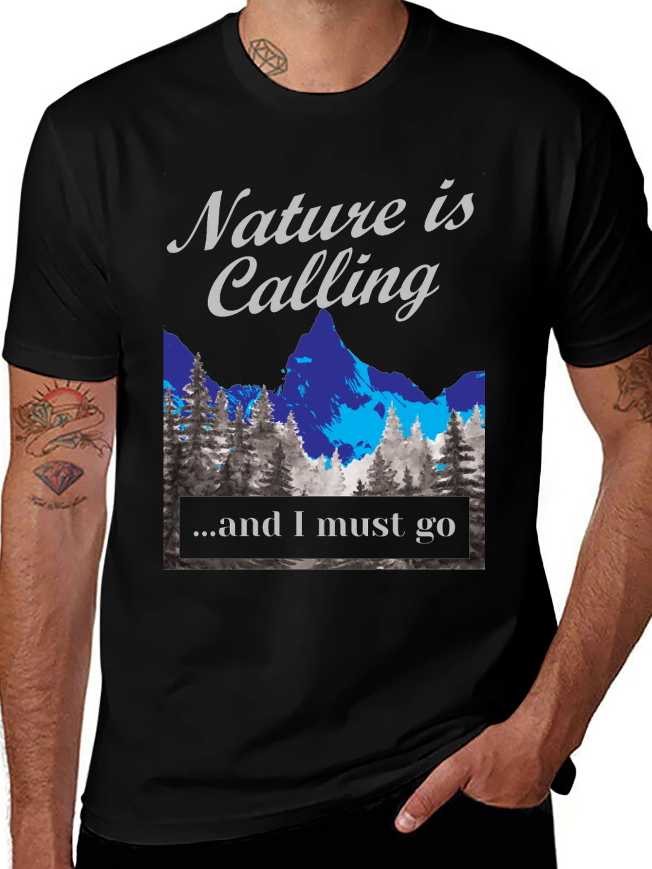 Nature is Calling T-Shirt - Adventure Awaits