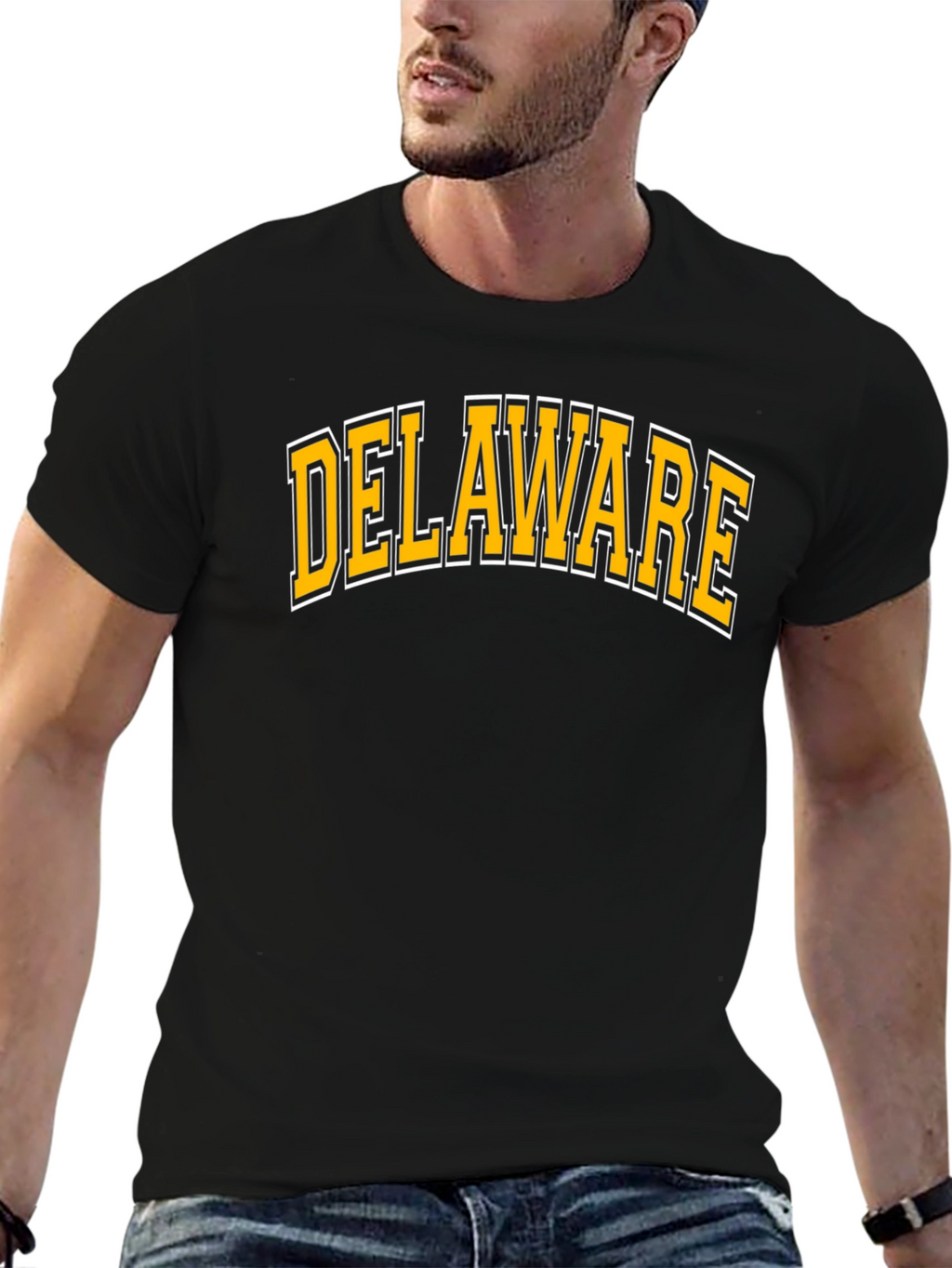 Delaware Graphic T-Shirt - Black