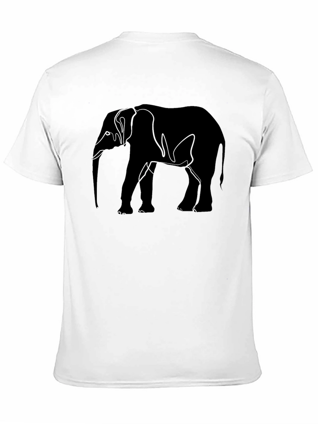 Black Elephant Graphic T-Shirt