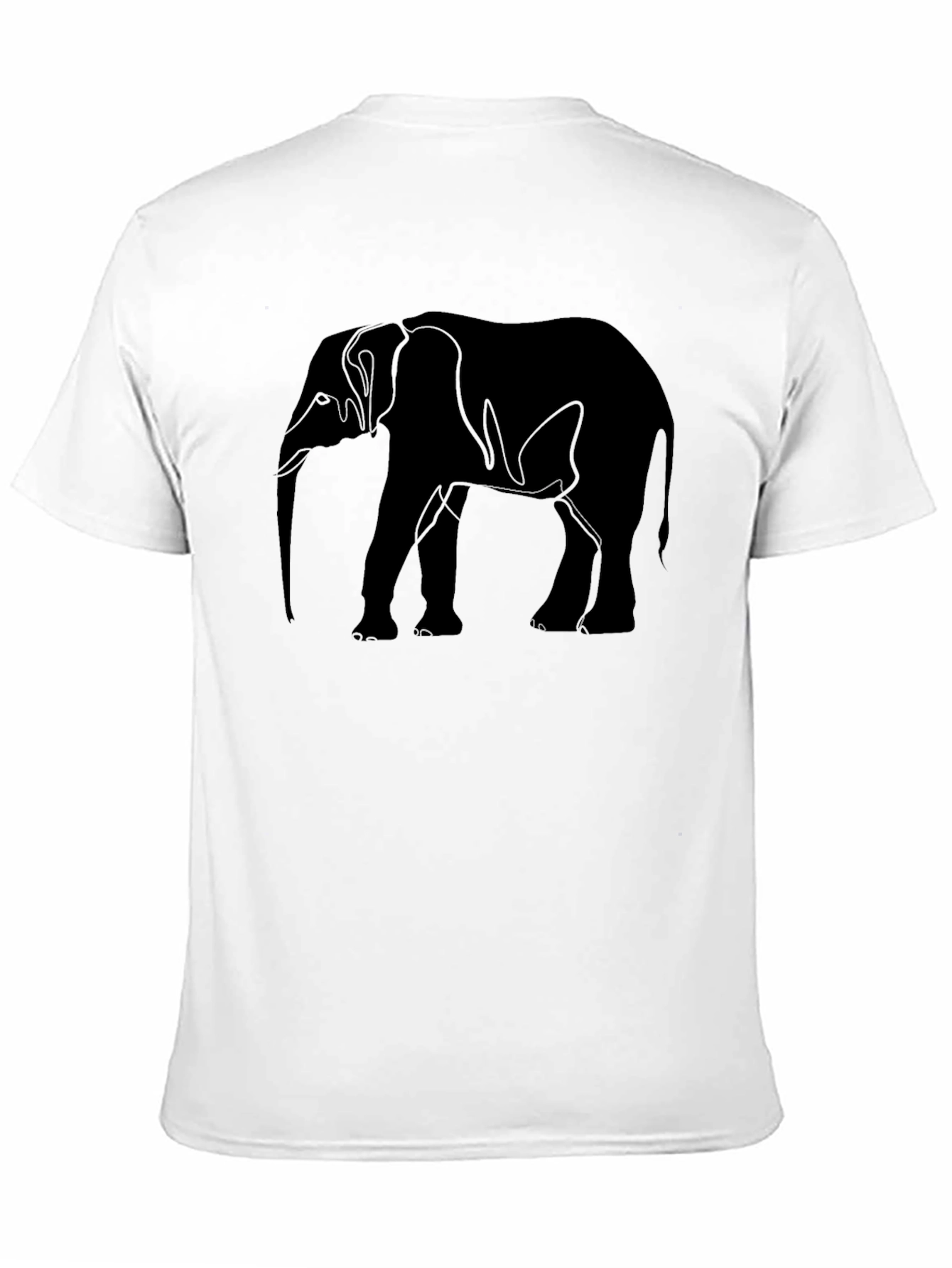 Black Elephant Graphic T-Shirt