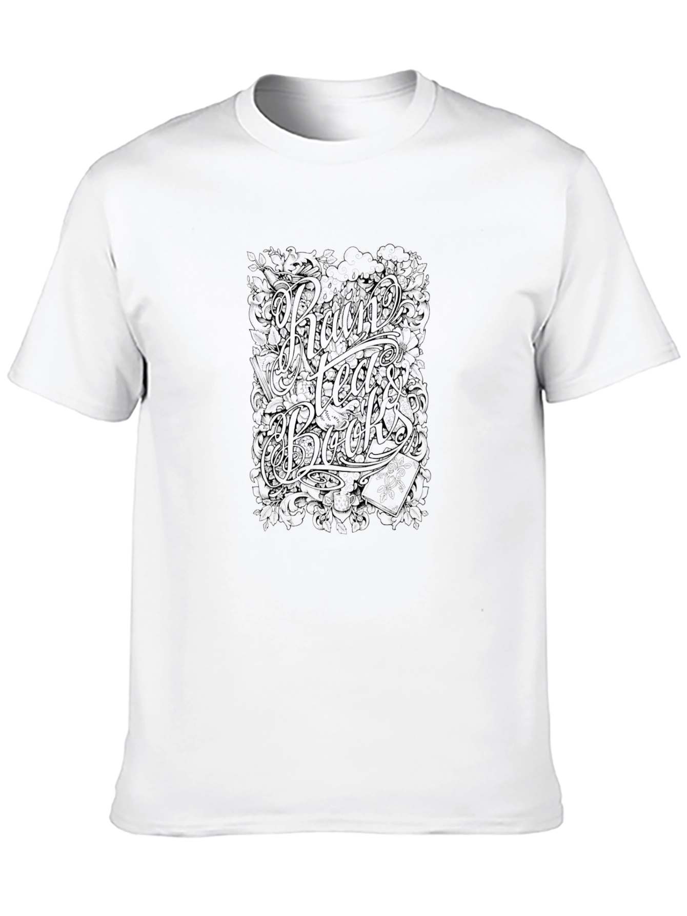 Raw Head Backs Graphic Tee - Unisex Black T-Shirt