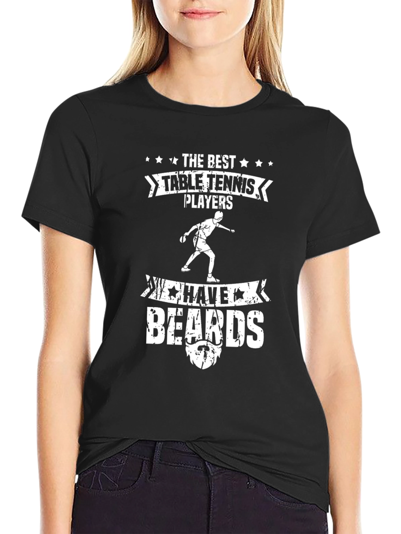 Best Table Tennis Players Have Beards Graphic Tee